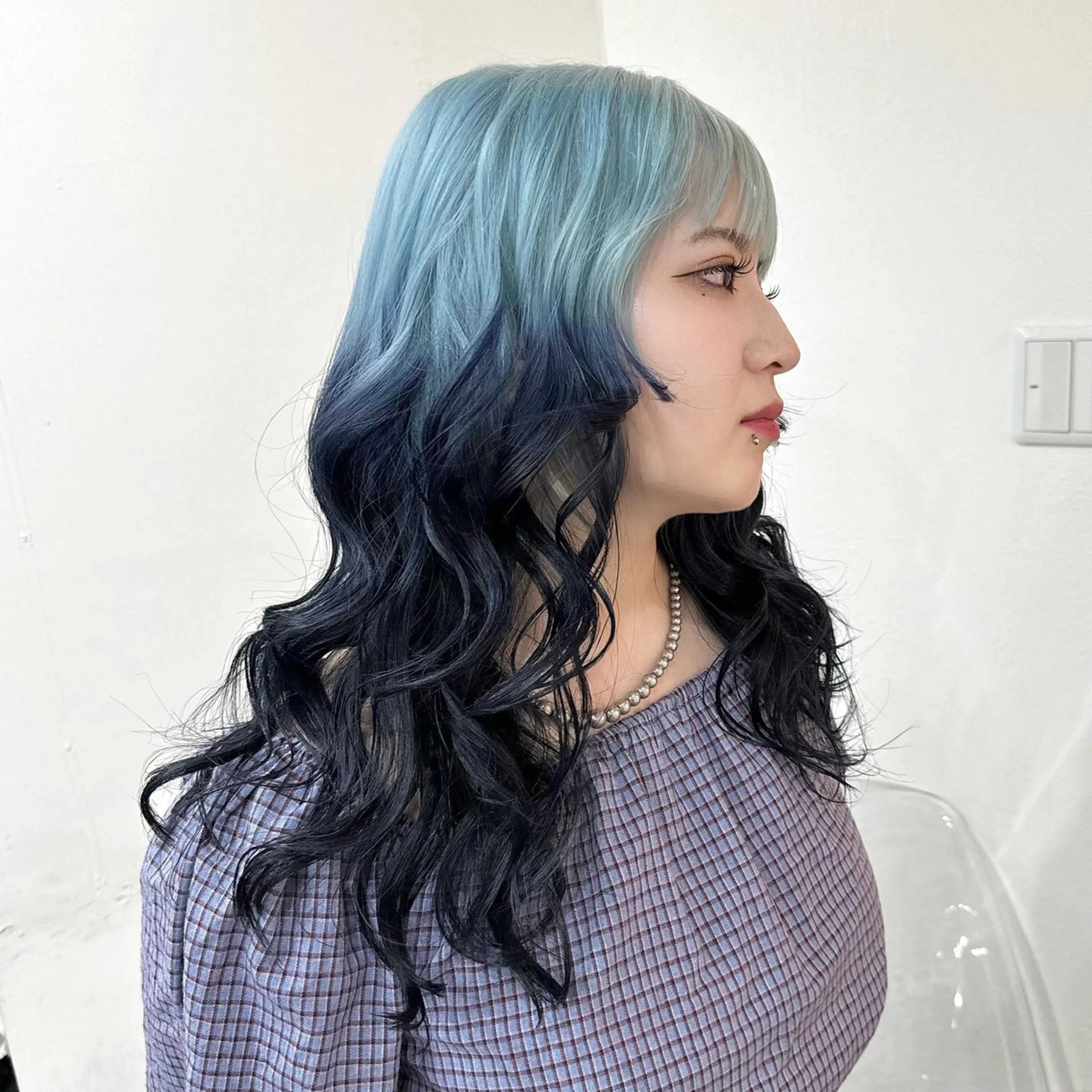 ロング カラー 透明感ワンカラー梅田 ダブルカラー/川上のヘアスタイル