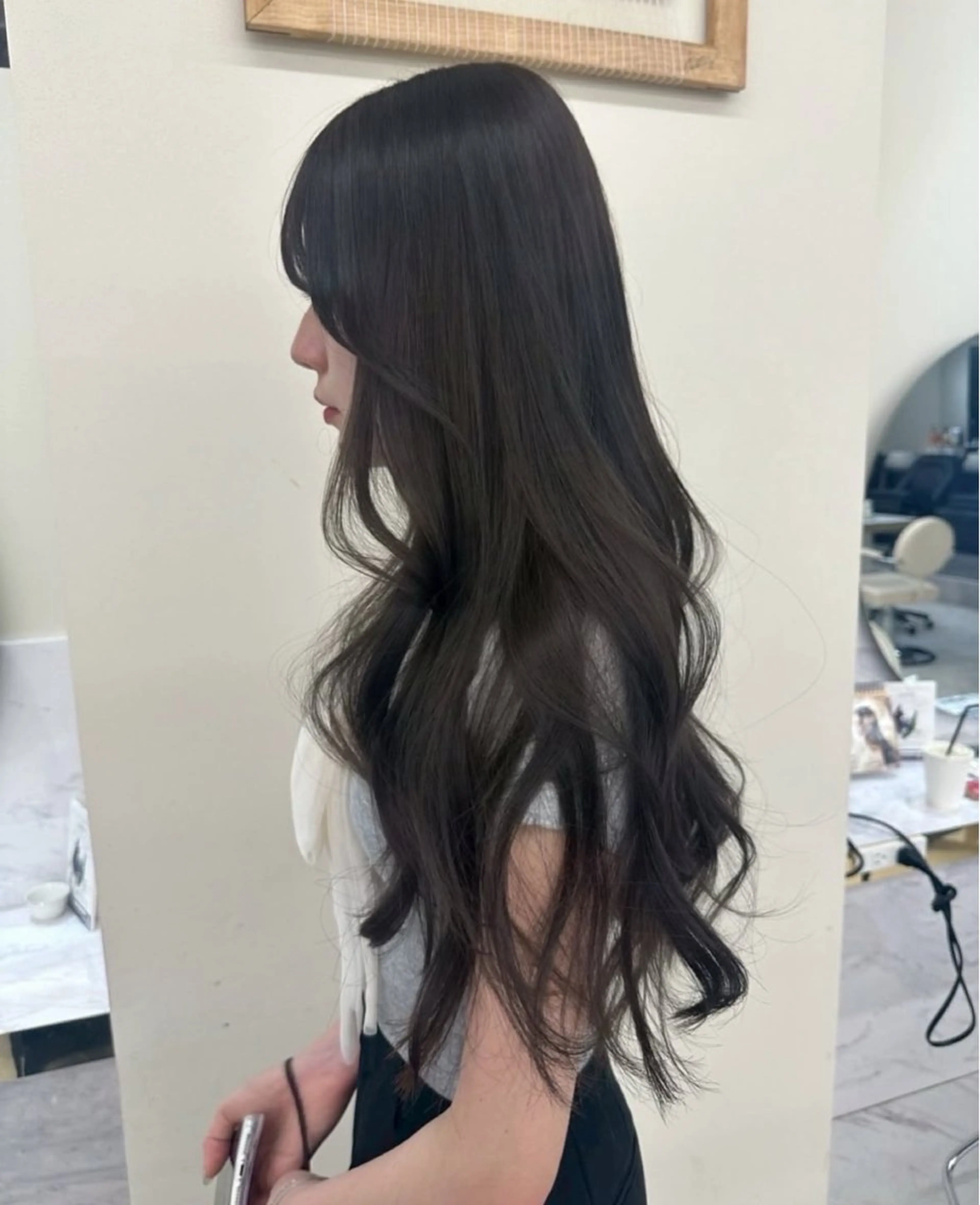 ロング カラー 透明感カラー グレージュ ヘアカラー 髪質改善🫧 カラー特化/Hinaのヘアスタイル