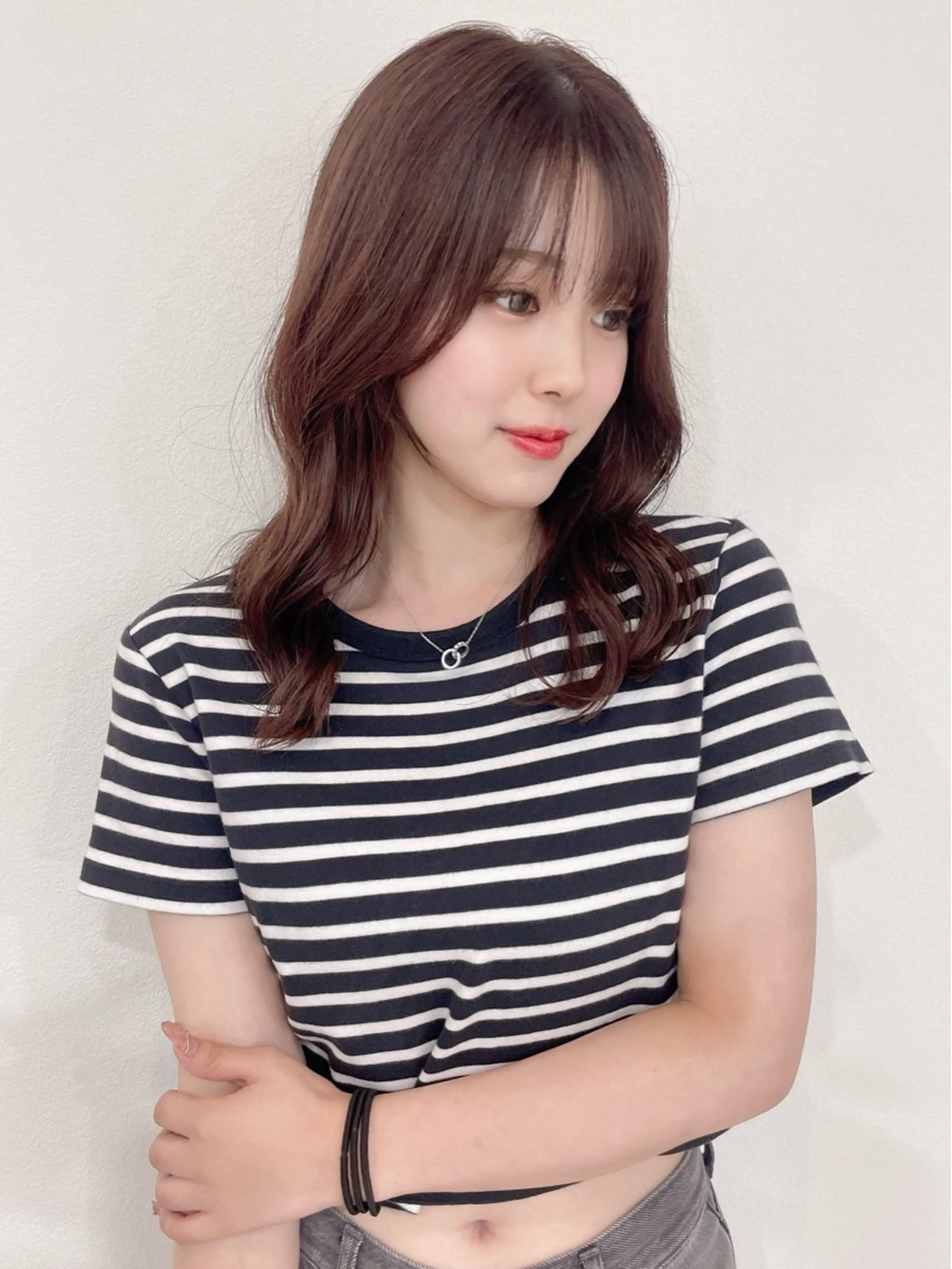 ロング レイヤーカット 縮毛矯正◽️河野泰貴のヘアスタイル