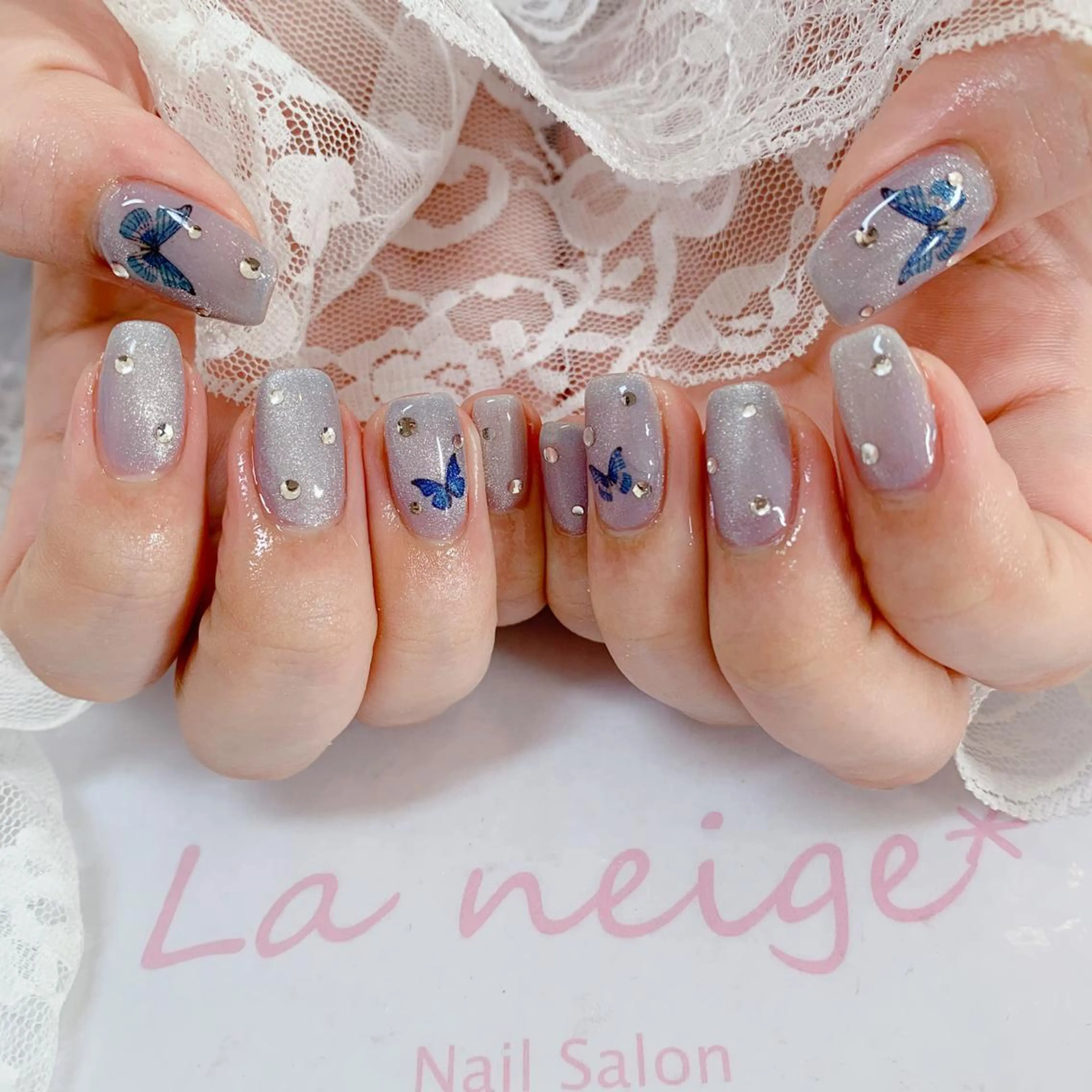 ネイル La neige* yuki 🥯🍑のネイルデザイン