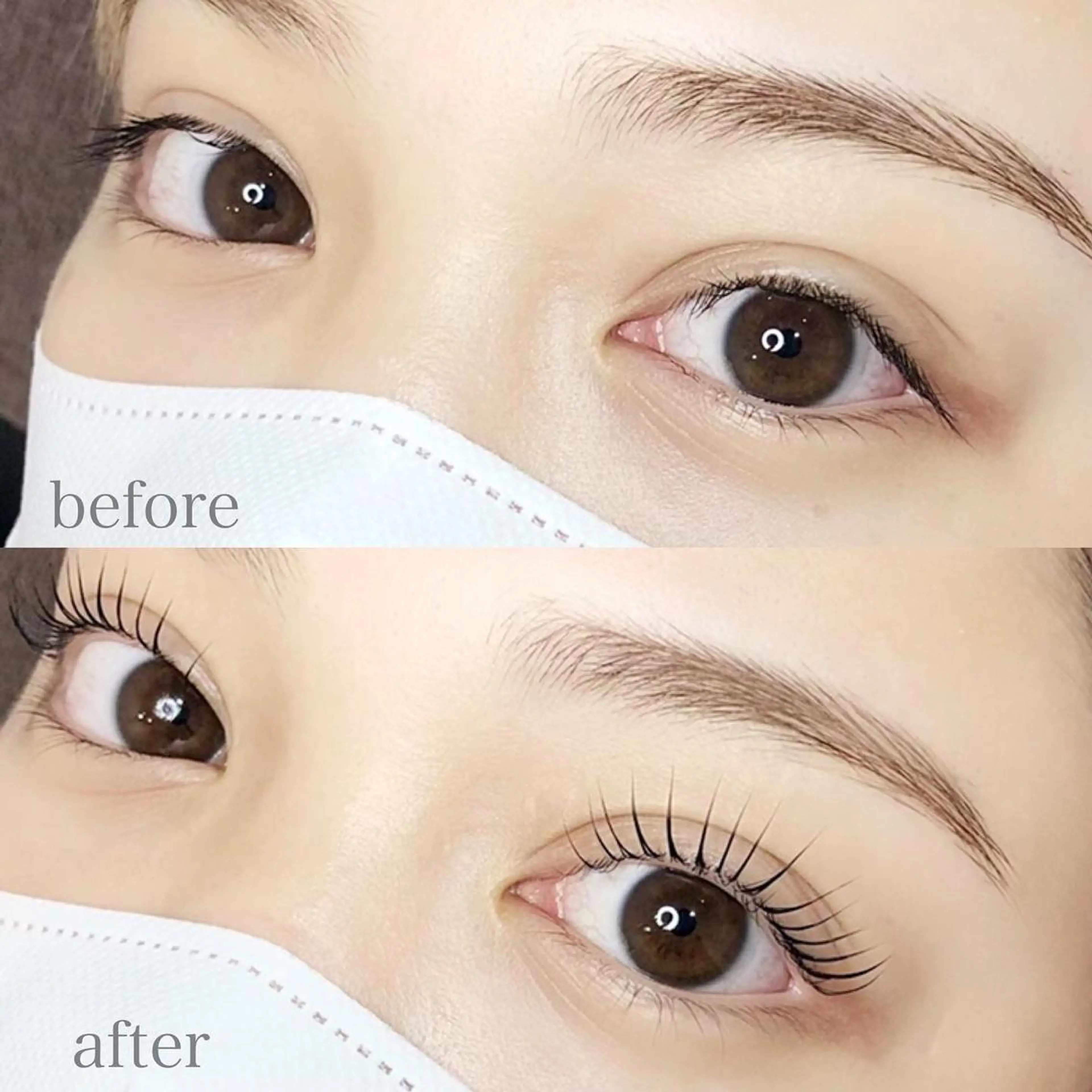 マツエク・マツパ パリジェンヌラッシュリフト . makotoのマツエク・マツパデザイン