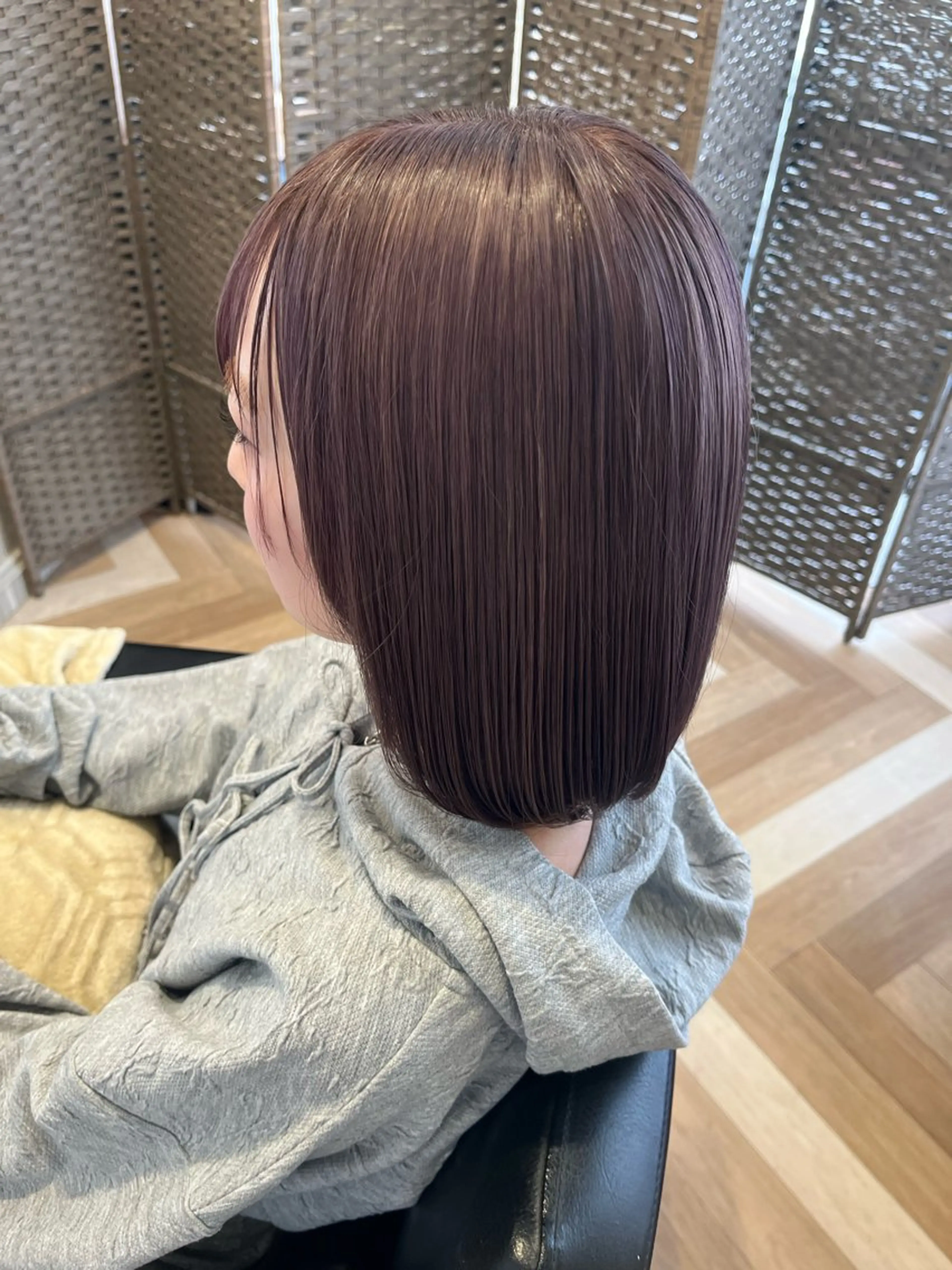 ショート ヘアカラー トリートメント ブリーチ髪質改善 田中 俊輔のヘアスタイル