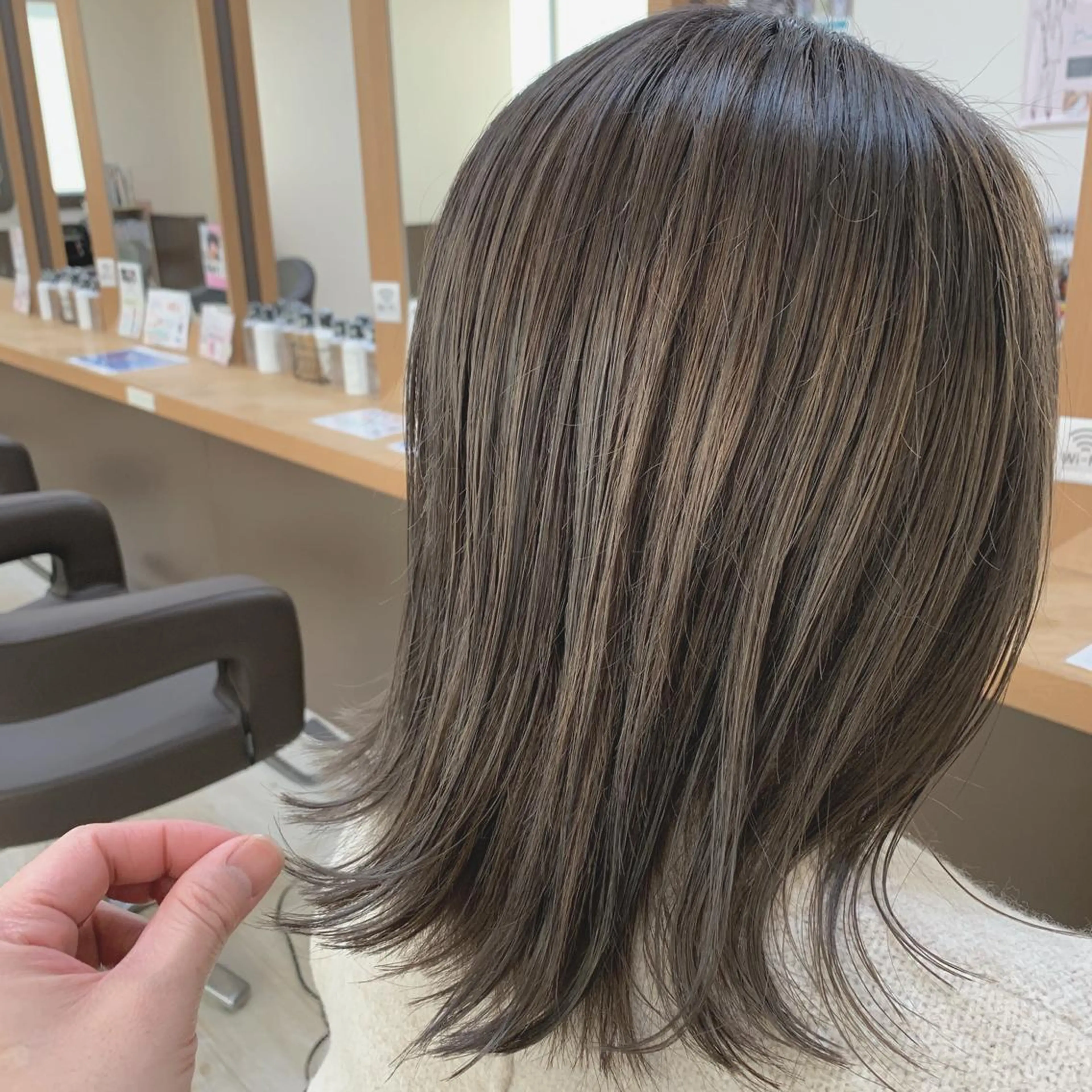 ミディアム カラー Lien 深井店のヘアスタイル