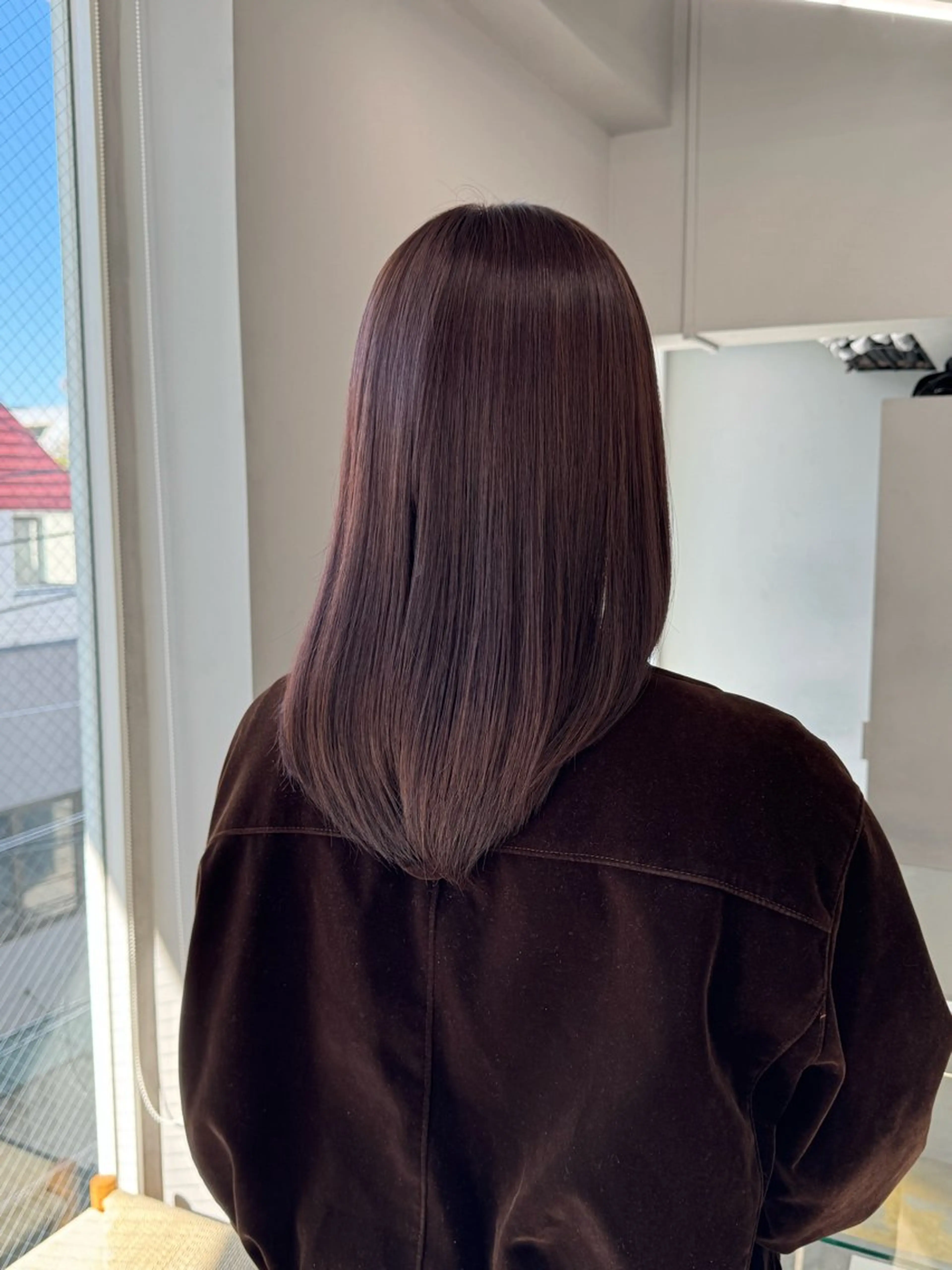 カラー ブラウンカラー ヘアカラー トリートメント maina/透明感 ベージュ/ブラウンのヘアスタイル