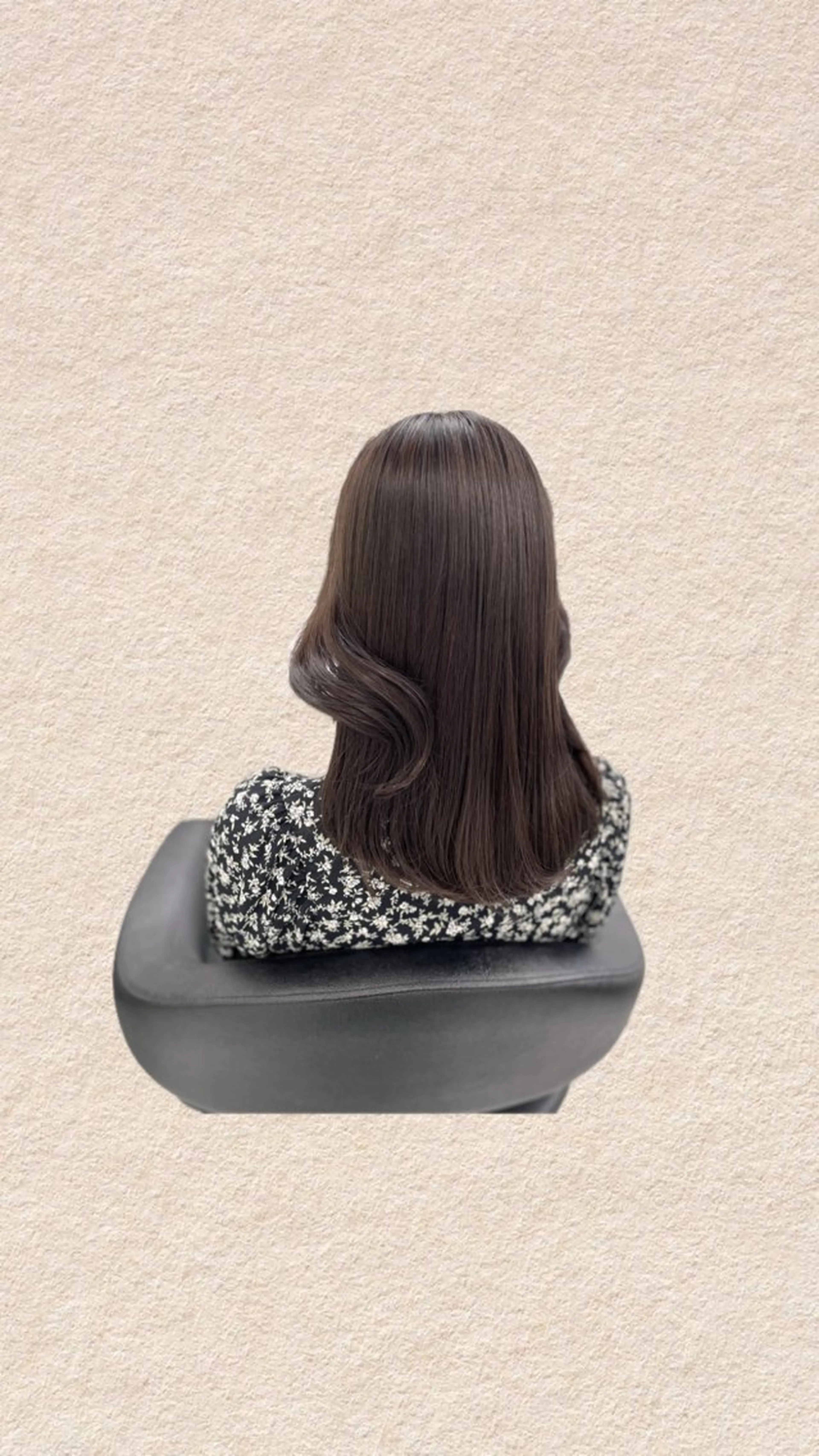 セミロング カラー カット ヘアカラー トリートメント Ella所属・nana【艶髪】/ レイヤー/縮毛矯正のヘアスタイル