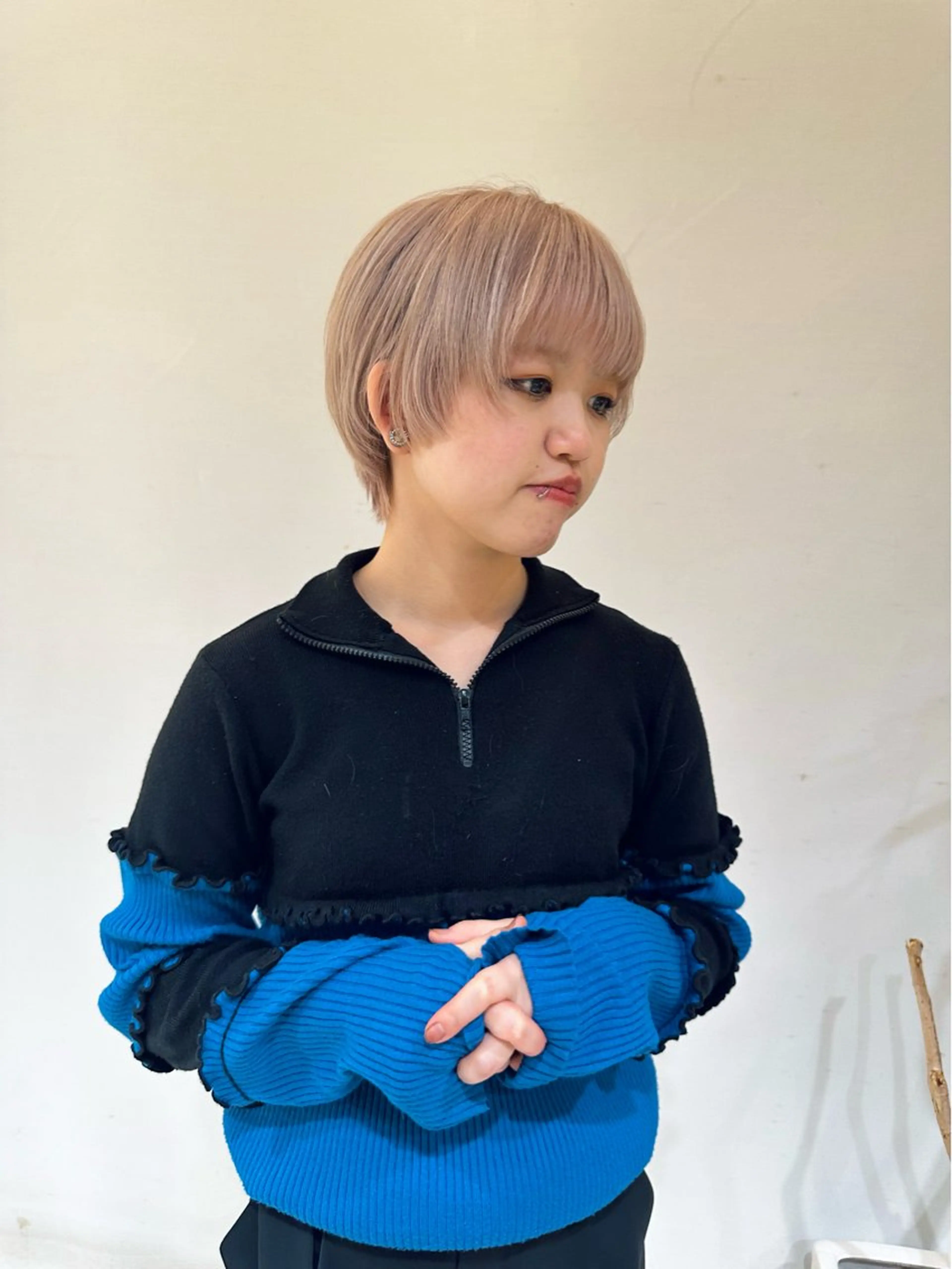 ショート 青木龍樹/パーマモデ ル/似合わせパーマのヘアスタイル