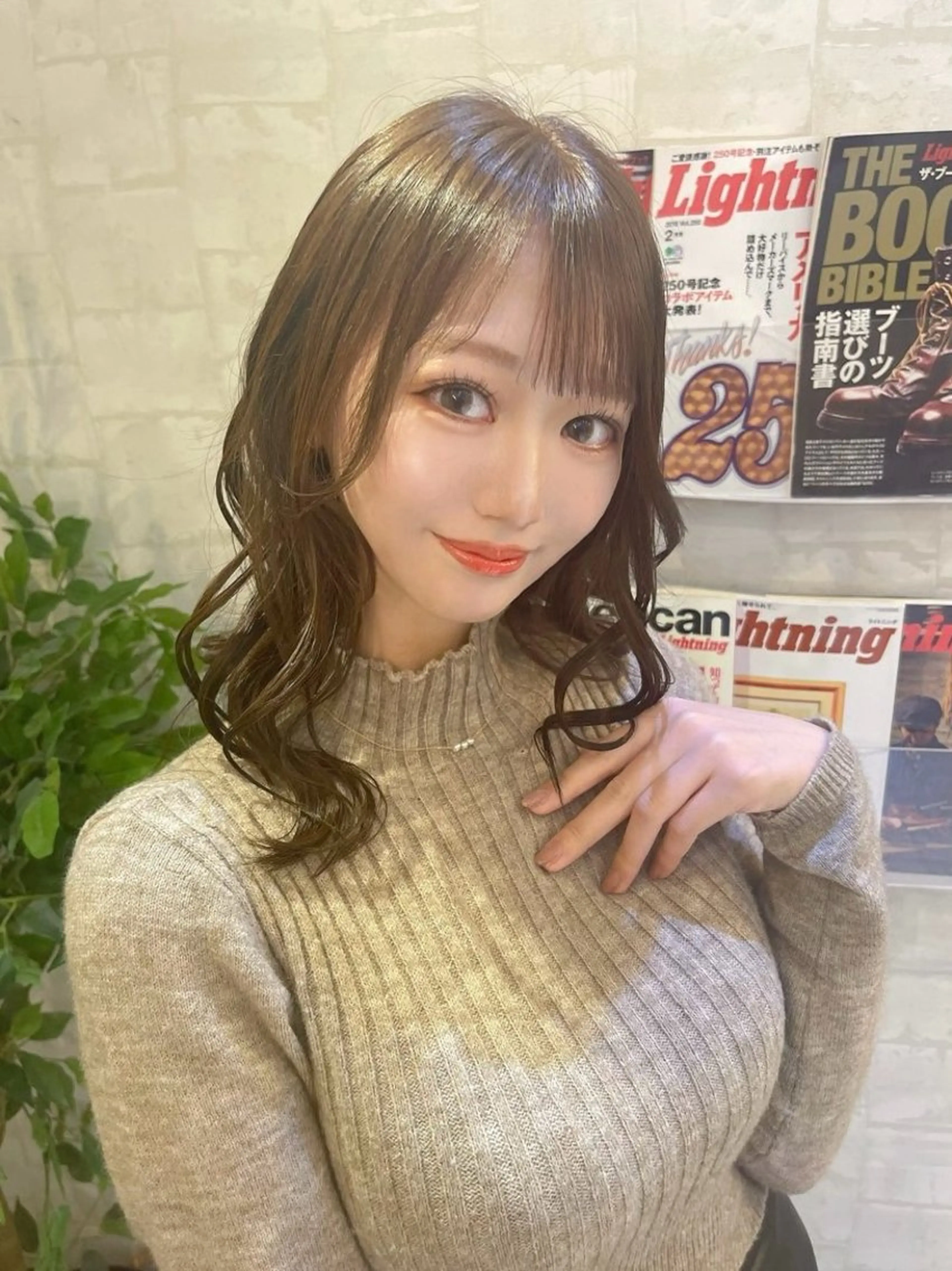 セミロング カット ヘアカラー トリートメント 🍭透明感カラー 志賀拓海🍬🌈のヘアスタイル