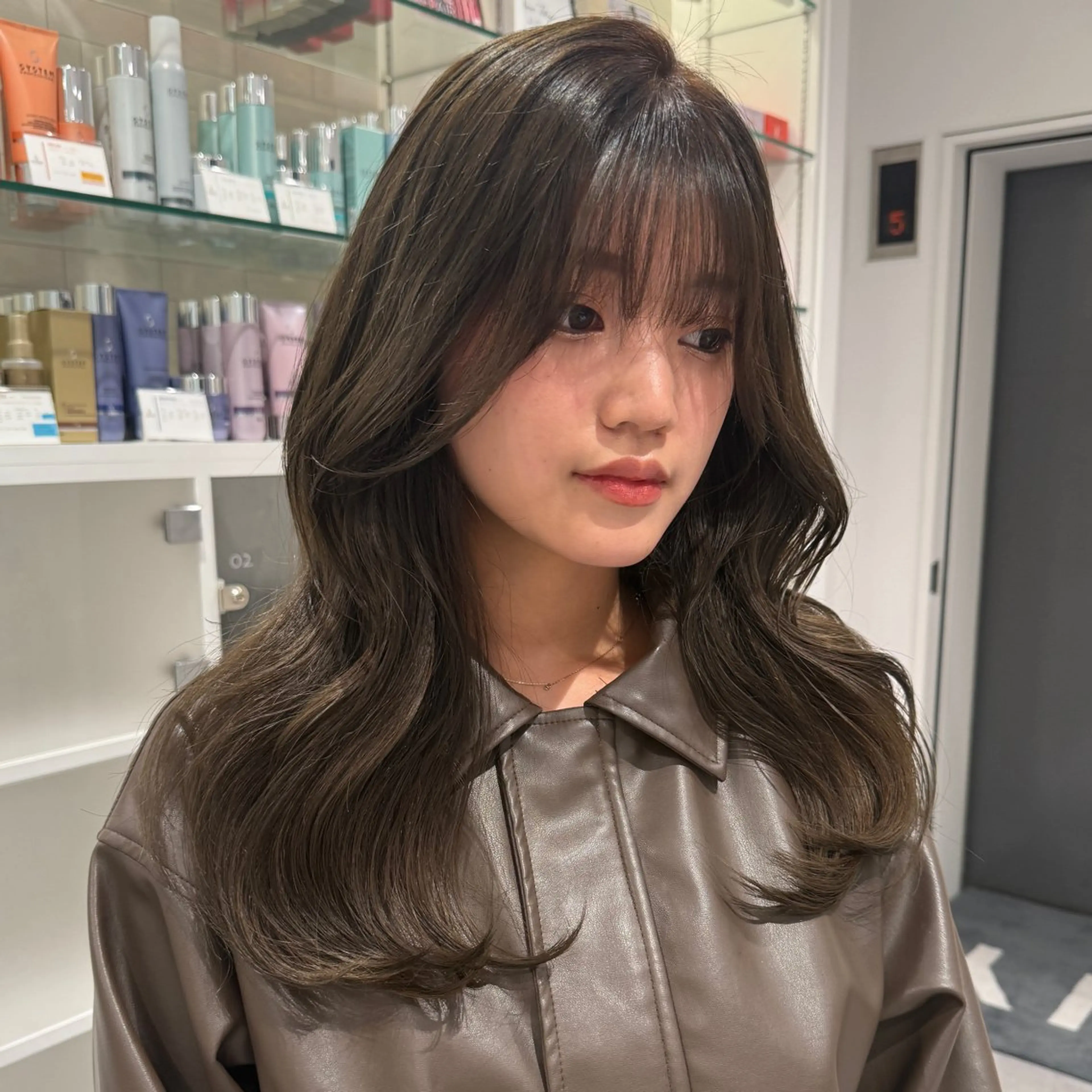 ロング 韓国風ヘア 小顔レイヤー/ 透明感カラー/増田のヘアスタイル