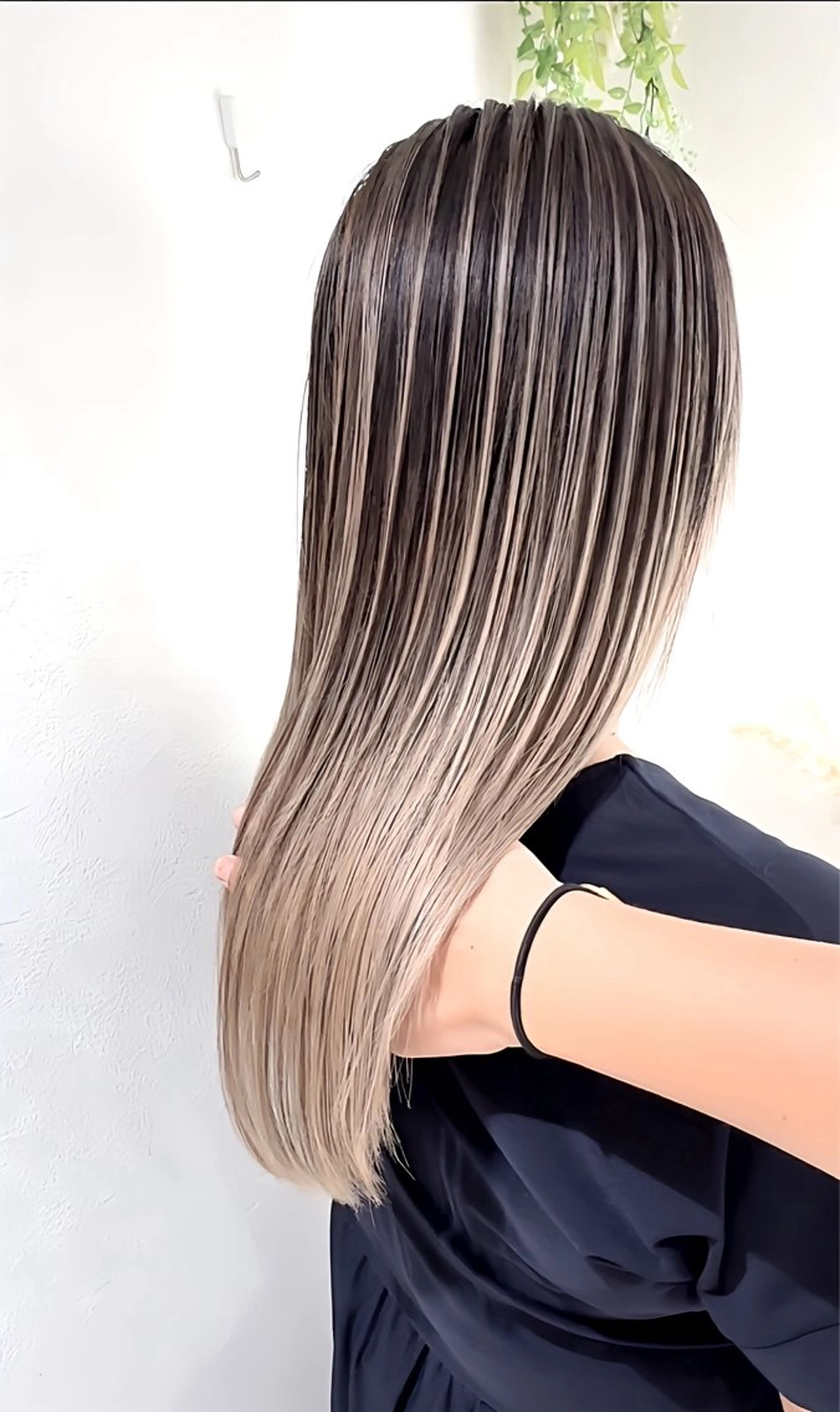 ロング カラー ヘアカラー トリートメント 大宮/バレイヤージュ 髪質改善/澤田隆誠のヘアスタイル