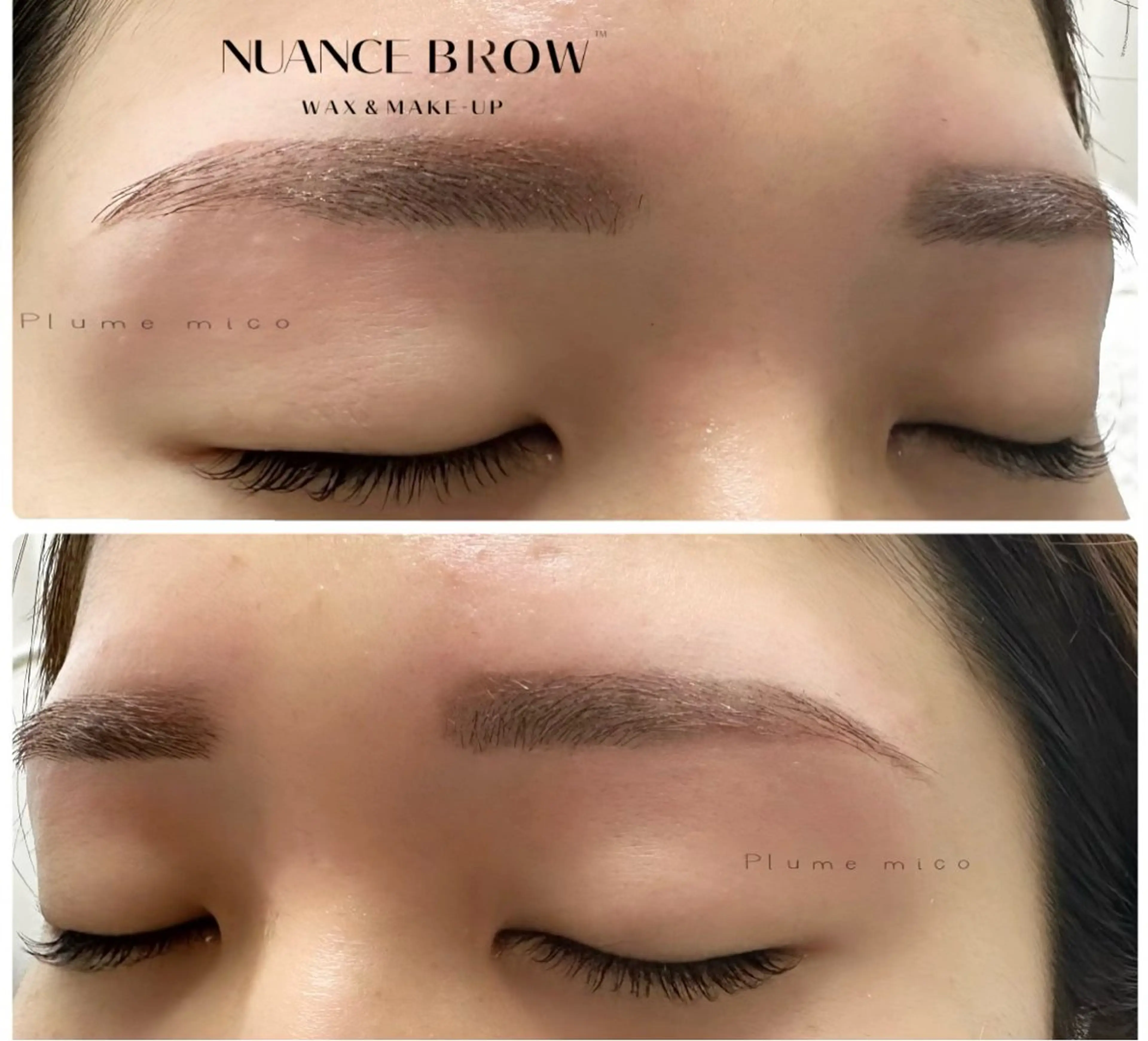 アイブロウ ワックス脱毛 Plume micoのマツエク・マツパデザイン