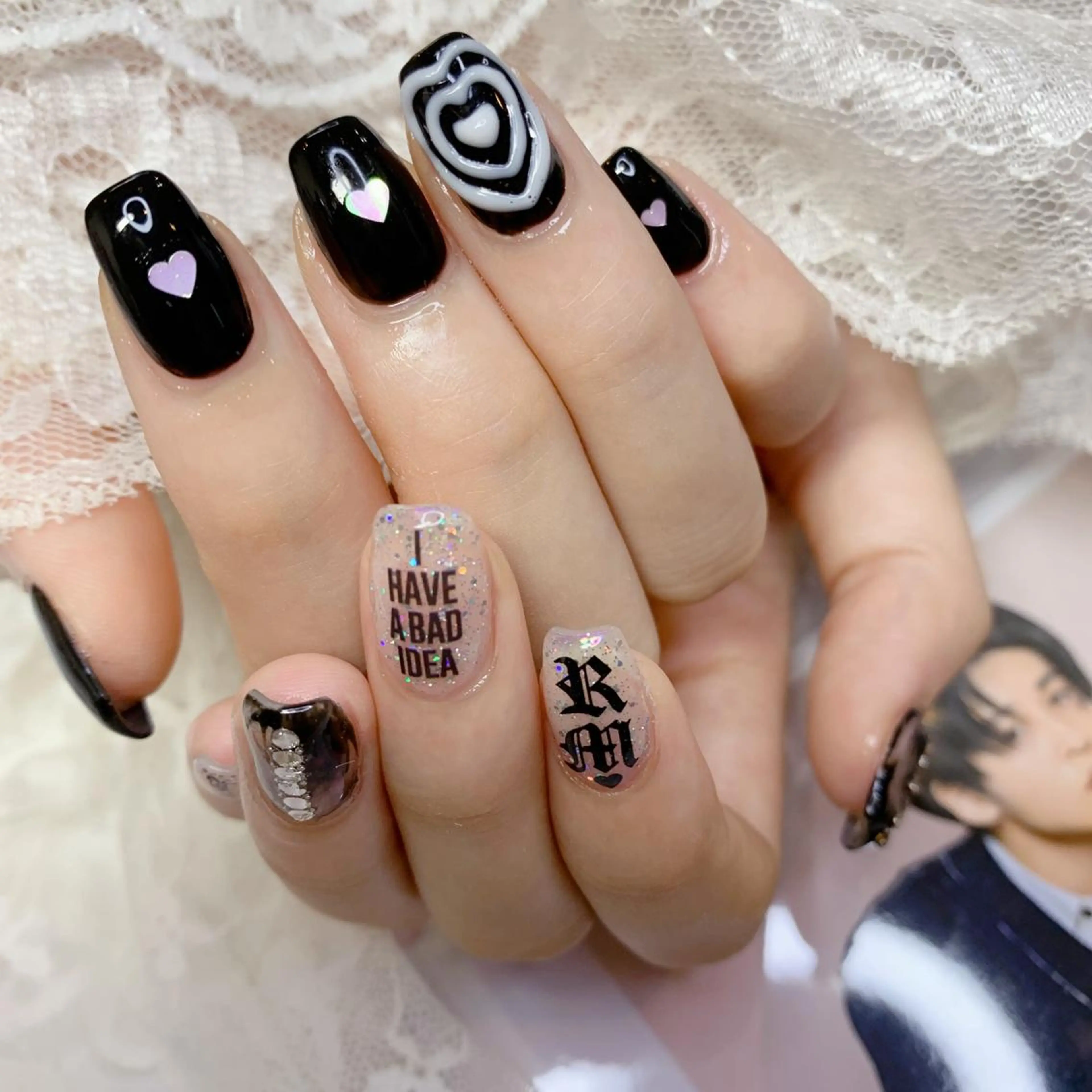 ネイル ハンドネイル La neige* yuki 🥯🍑のネイルデザイン