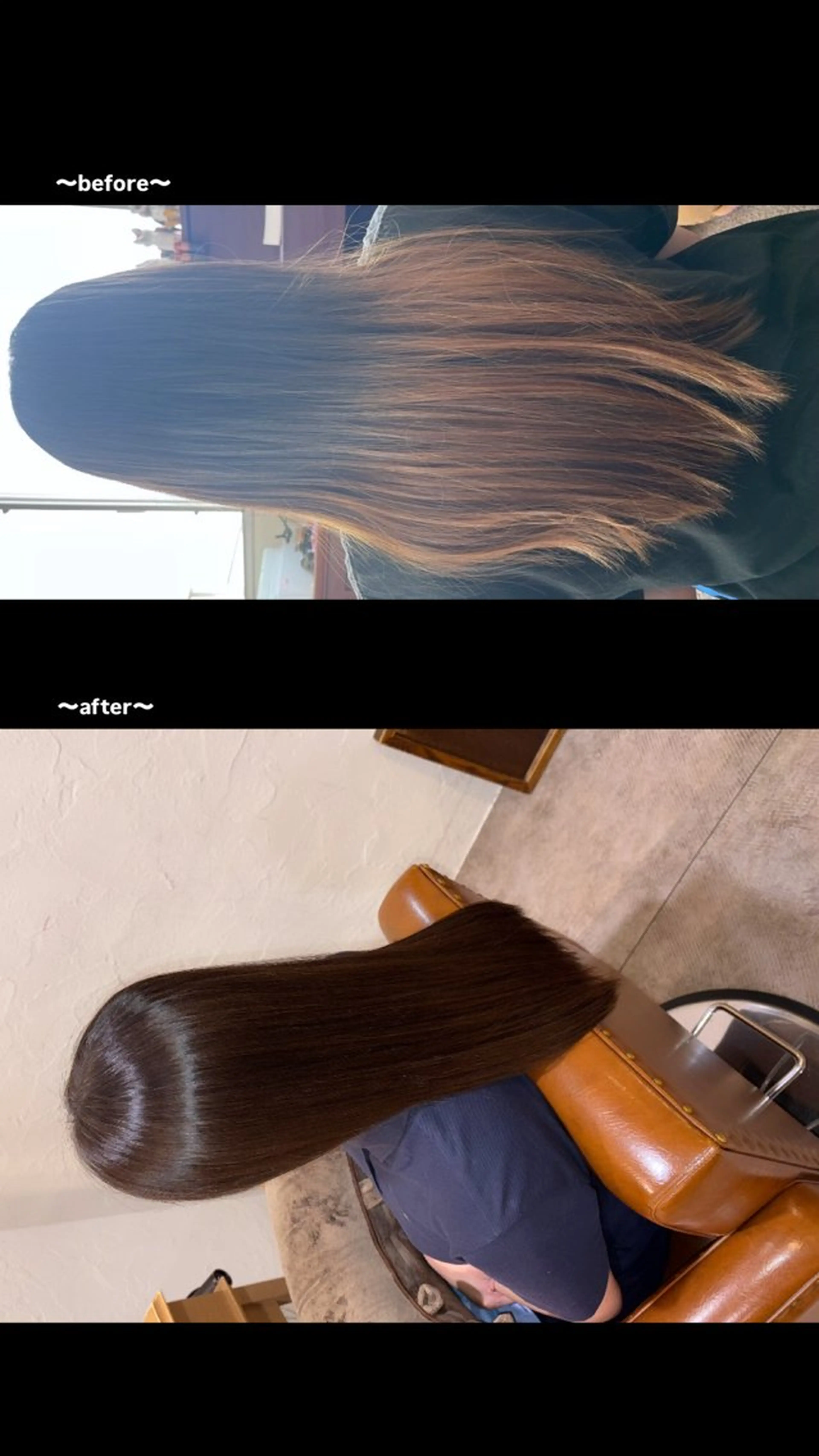 ロング カラー VIALA自由が丘所属・きじま みみのヘアスタイル