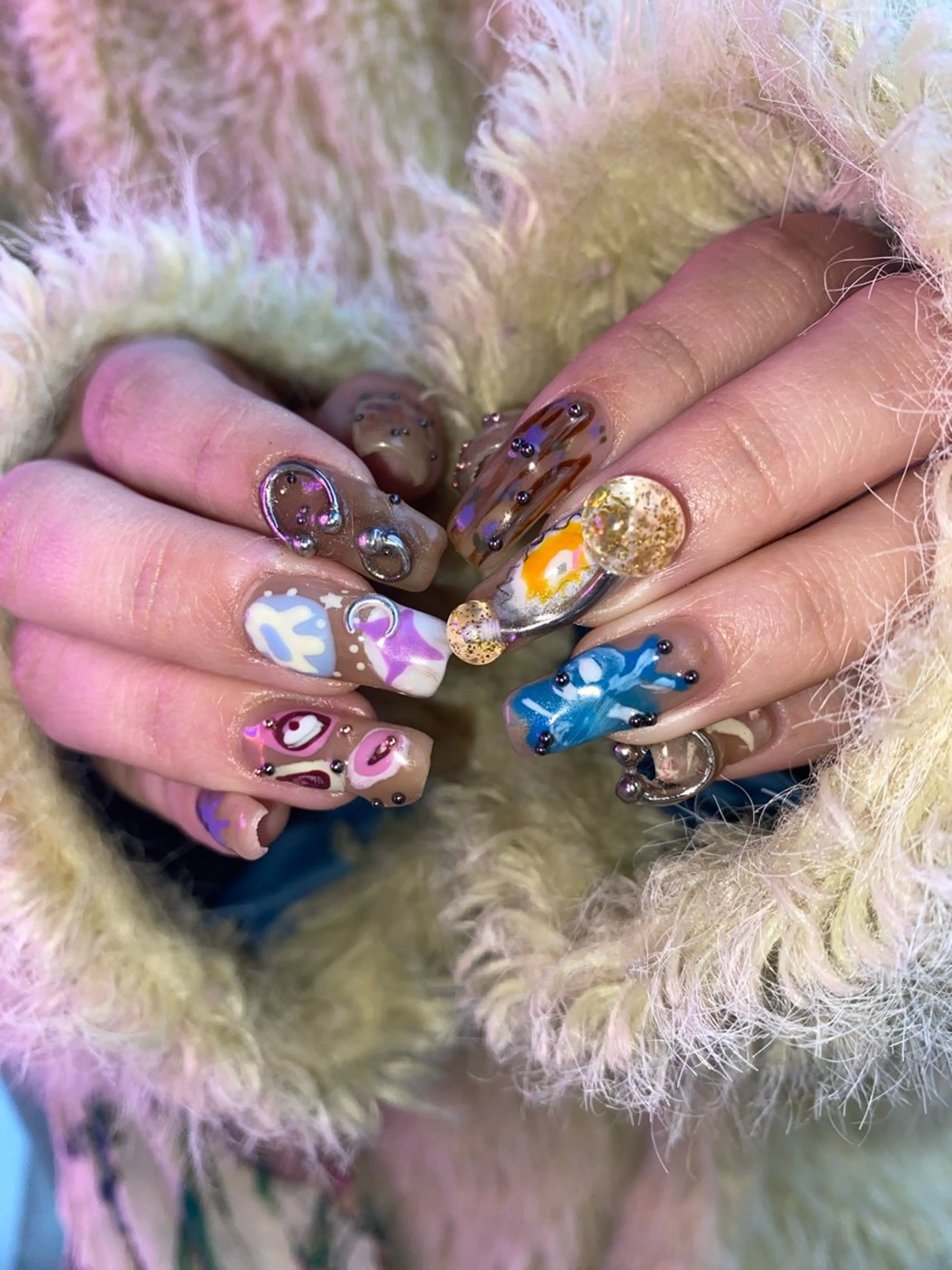 ネイル ハンドネイル .unff所属・hana (..)個 性派/メンズネイル◎のネイルデザイン