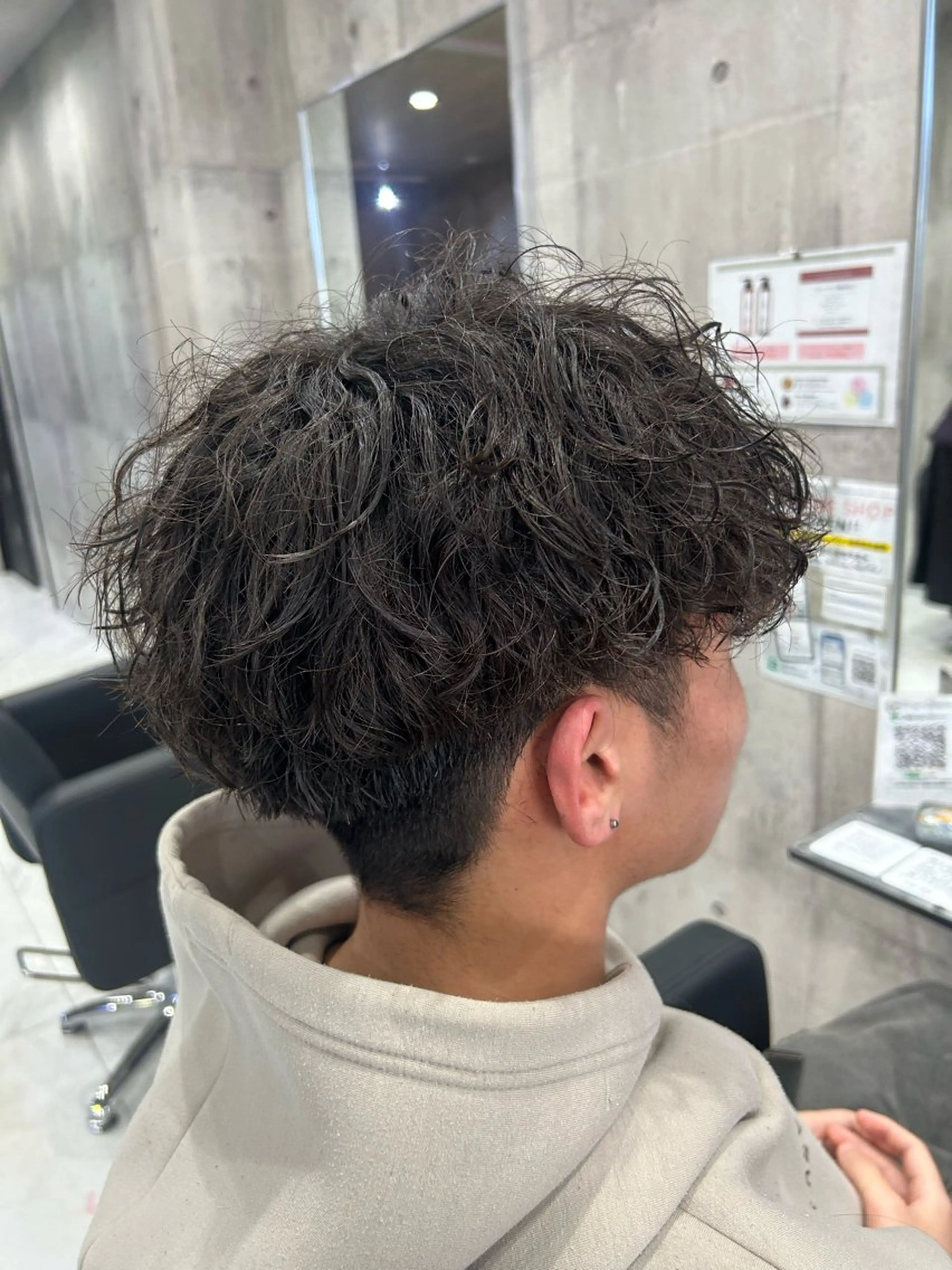 パーマ men'sカット.パ ーマHIKARI🐥のヘアスタイル