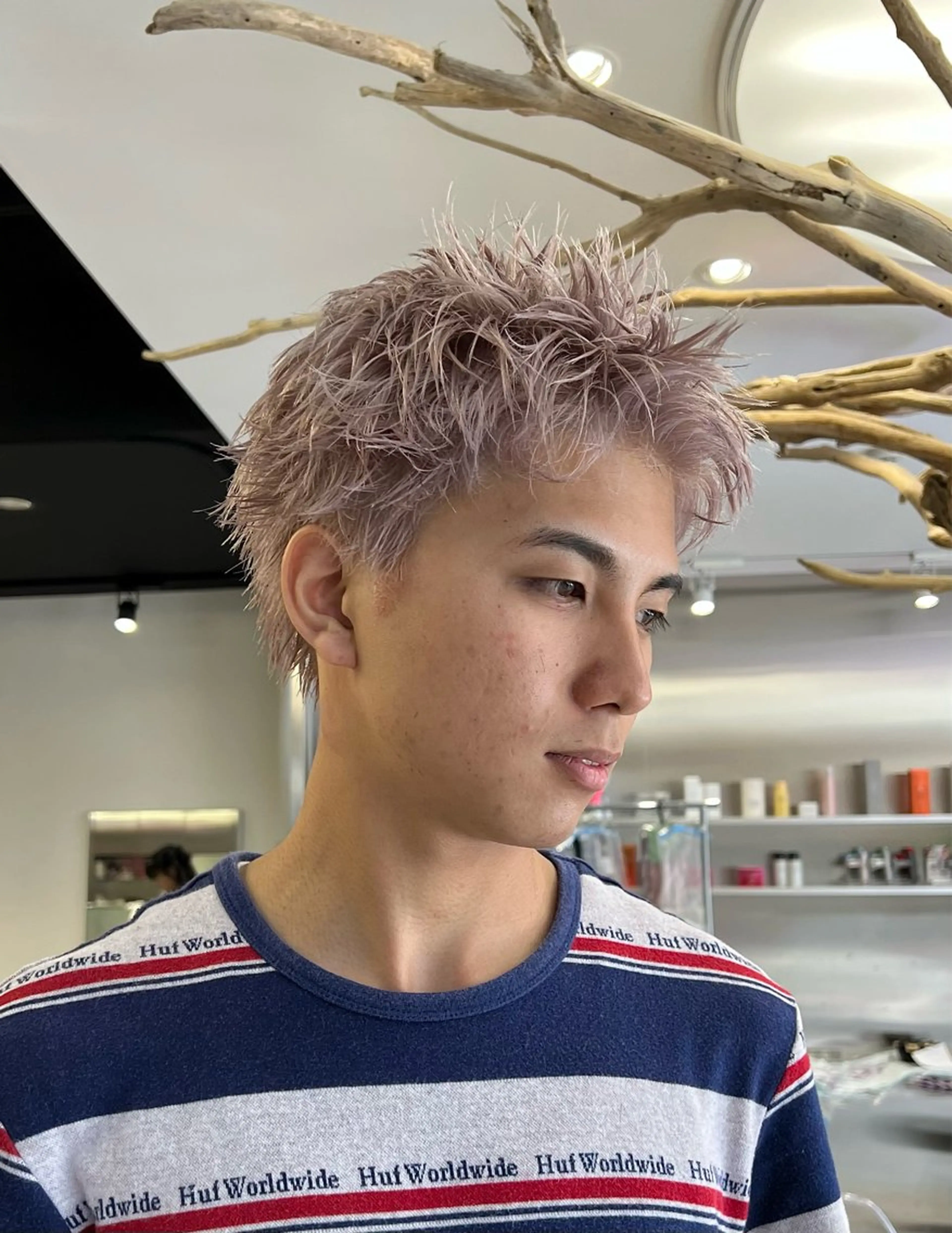 【短髪カラー】😈スパイキーショート+トリプルカラー😈の写真