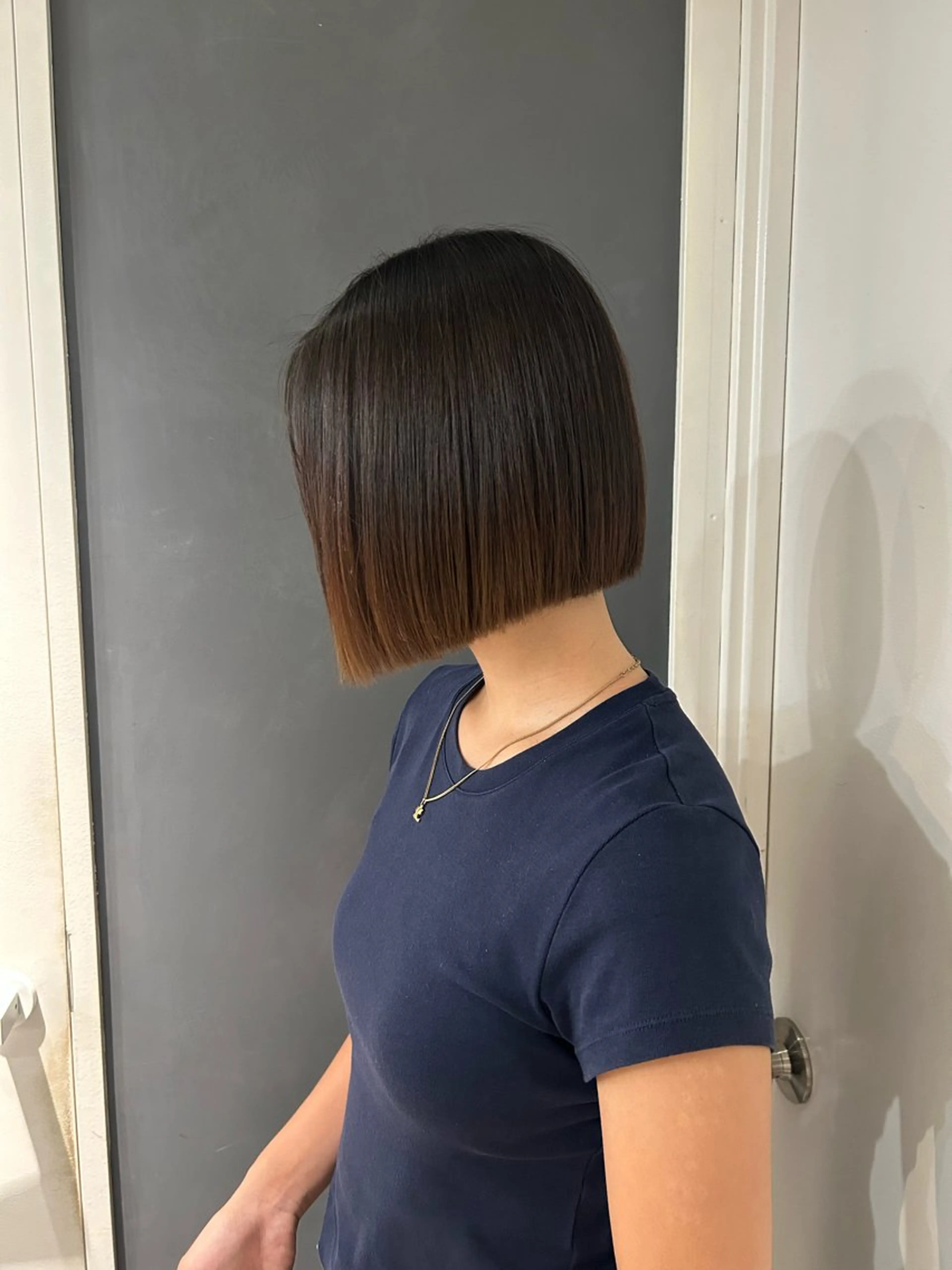 ショート えり 堀江/ボブ /艶髪/レイヤーのヘアスタイル