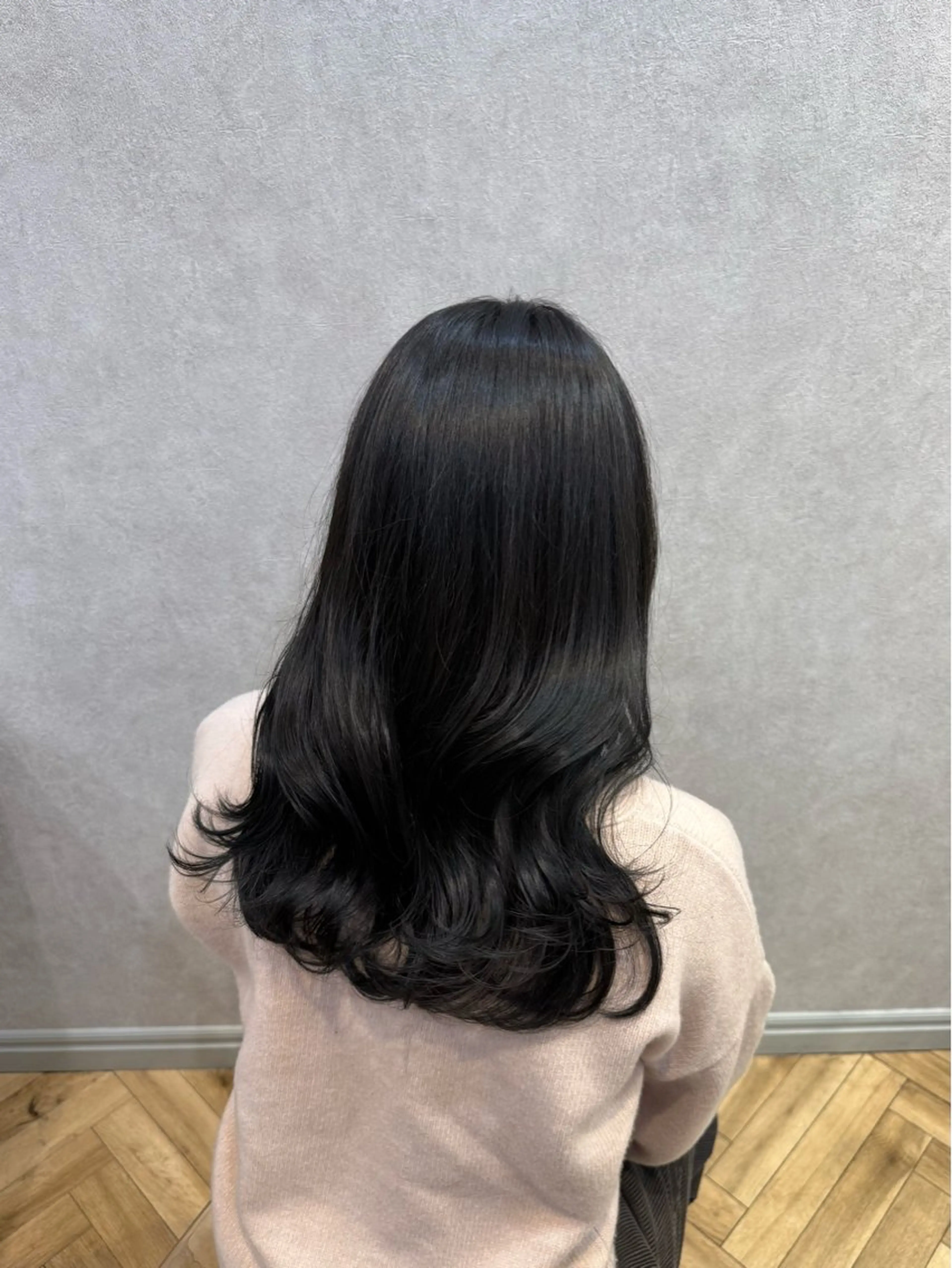 ロング 韓国風ヘア 韓国ヘア/艶髪/ 透明感カラー/つぐみのヘアスタイル