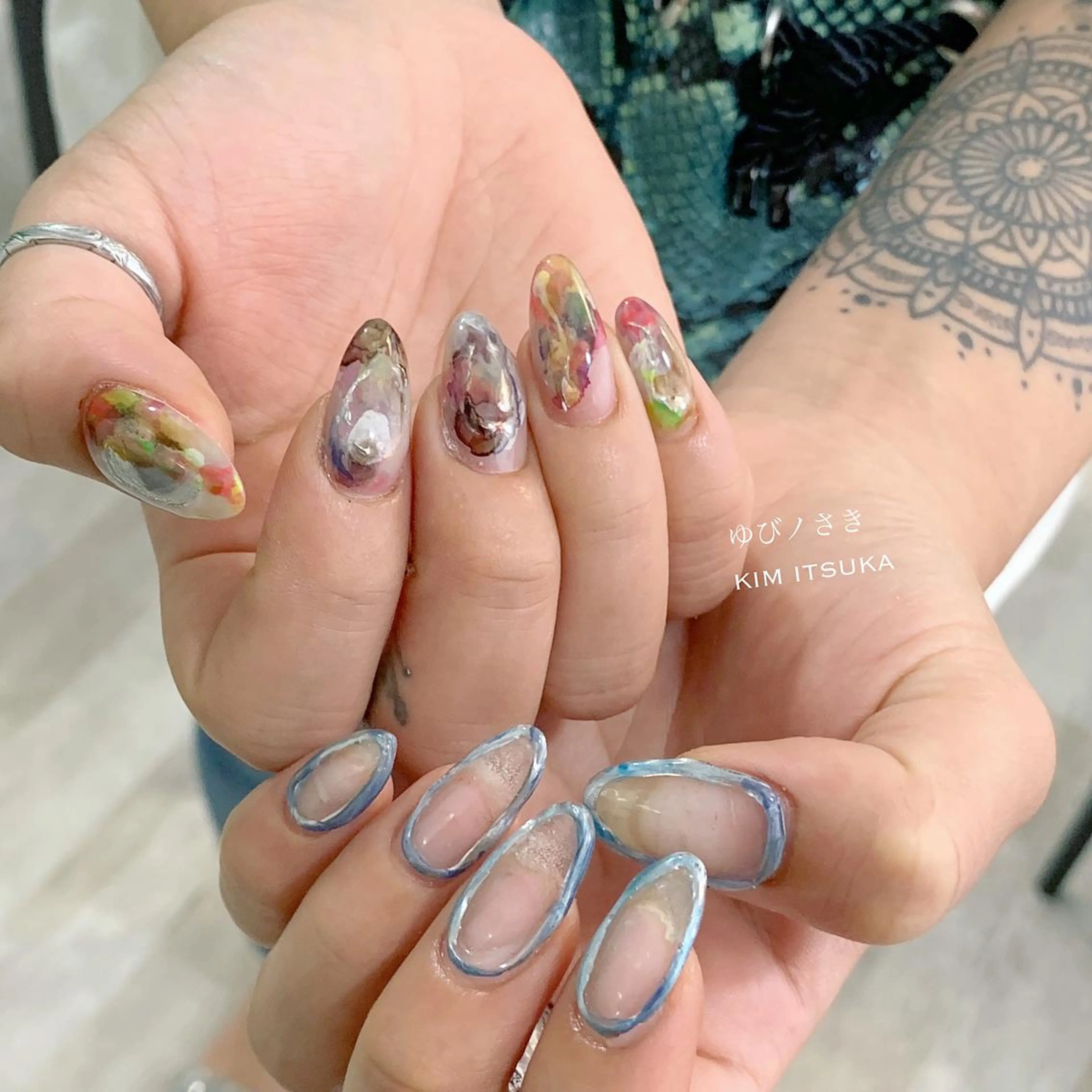 ネイル ゆびノさき茨木店 ニュアンス/アートのネイルデザイン