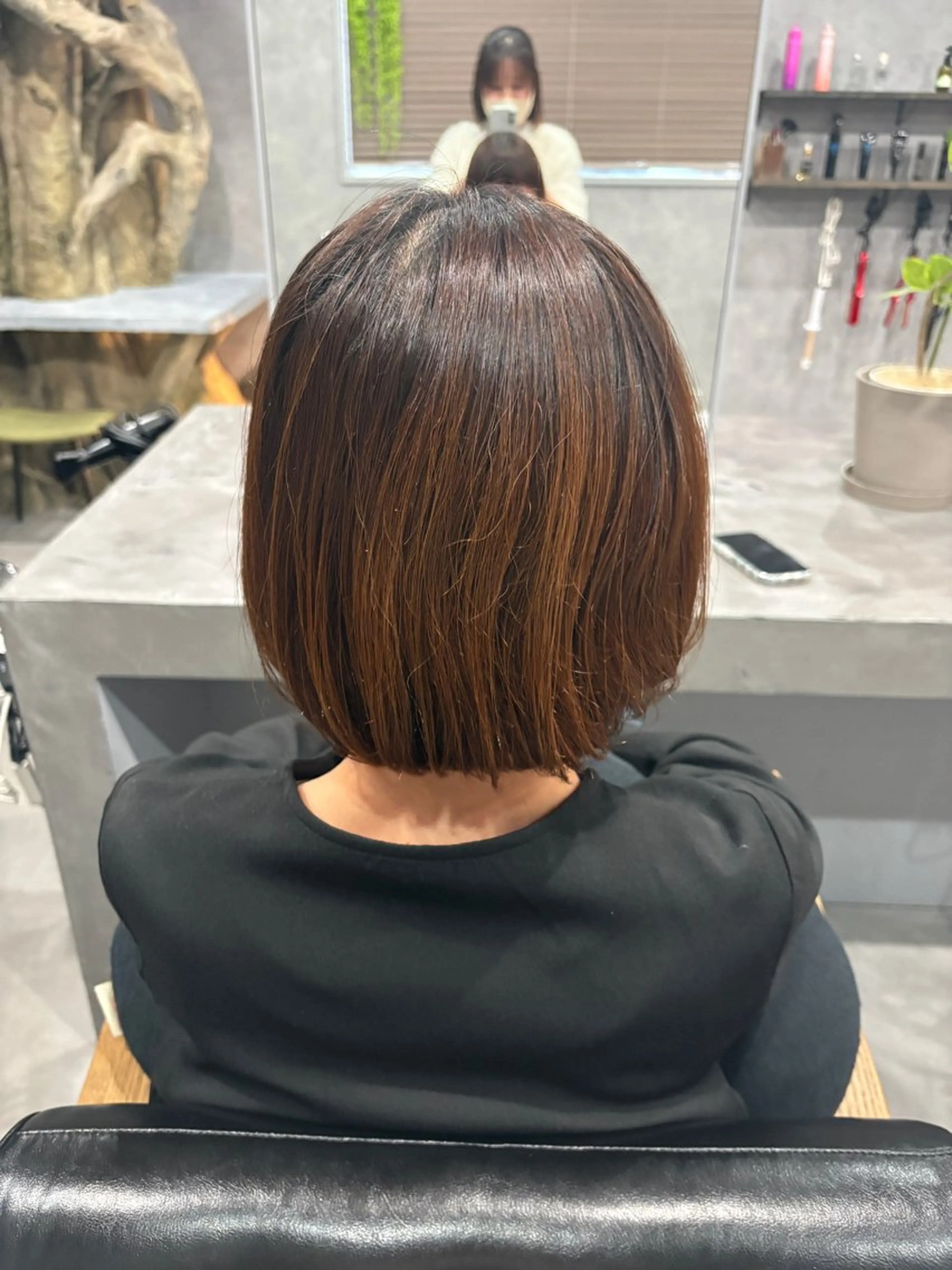 カラー 白髪ケアBAUM さなのヘアスタイル