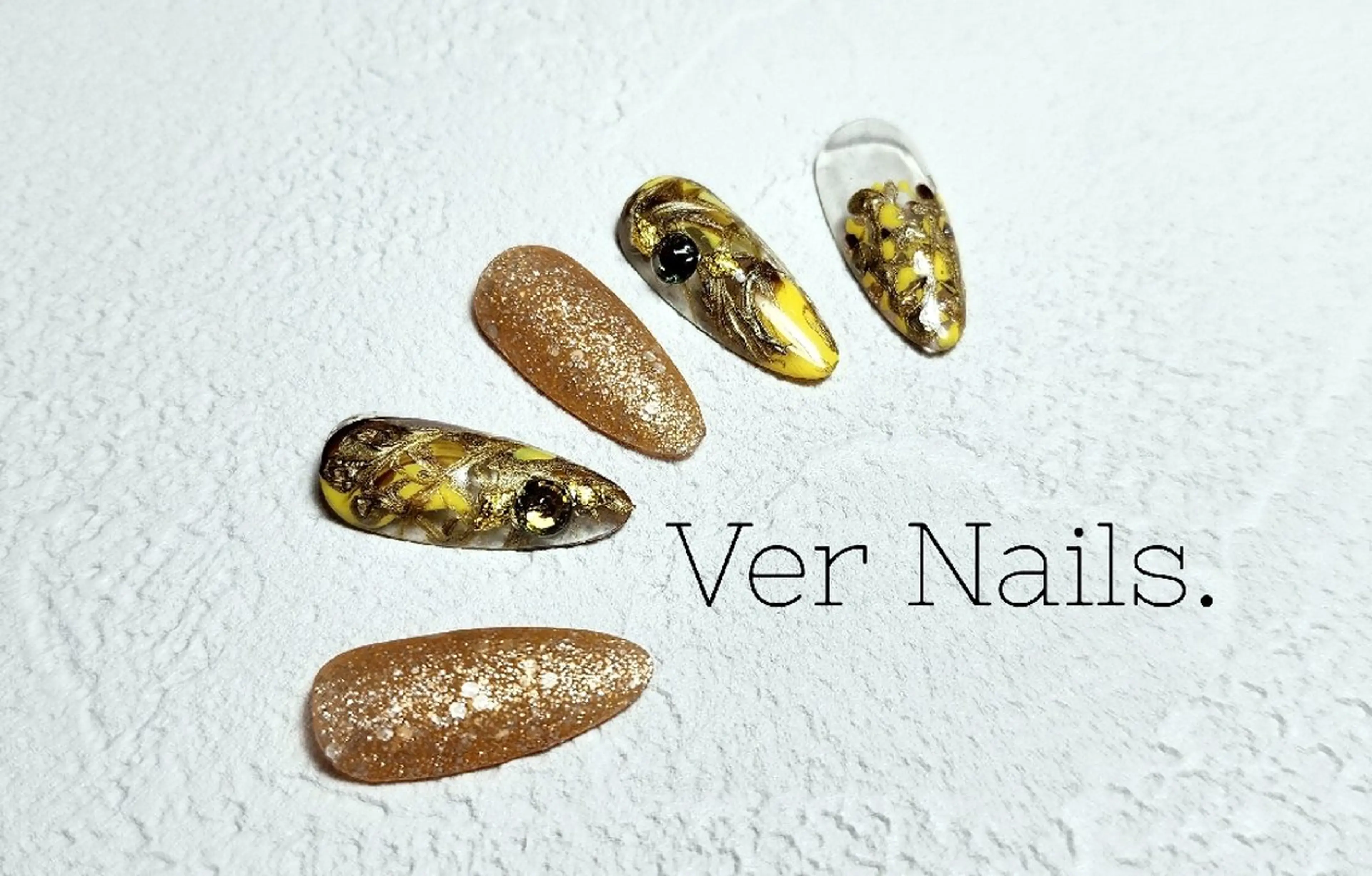 ネイル ニュアンスネイル 黄色 ハンドネイル Ver  Nails.のその他イメージ