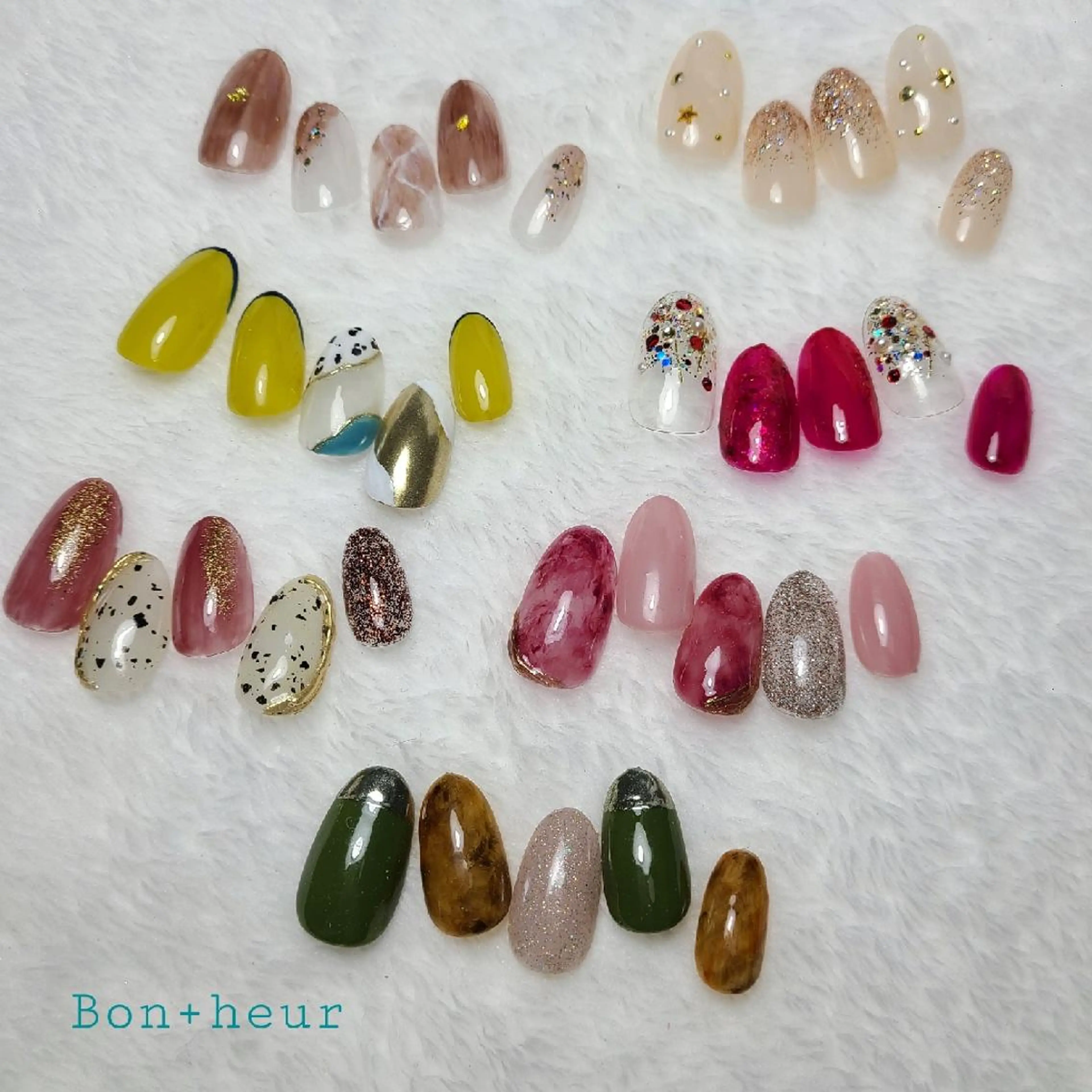 ネイル アートネイル クリアネイル ジェルネイル ラメ(グリッター) 大理石ネイル(マーブル) ハンドネイル 宮口 紗子のネイルデザイン