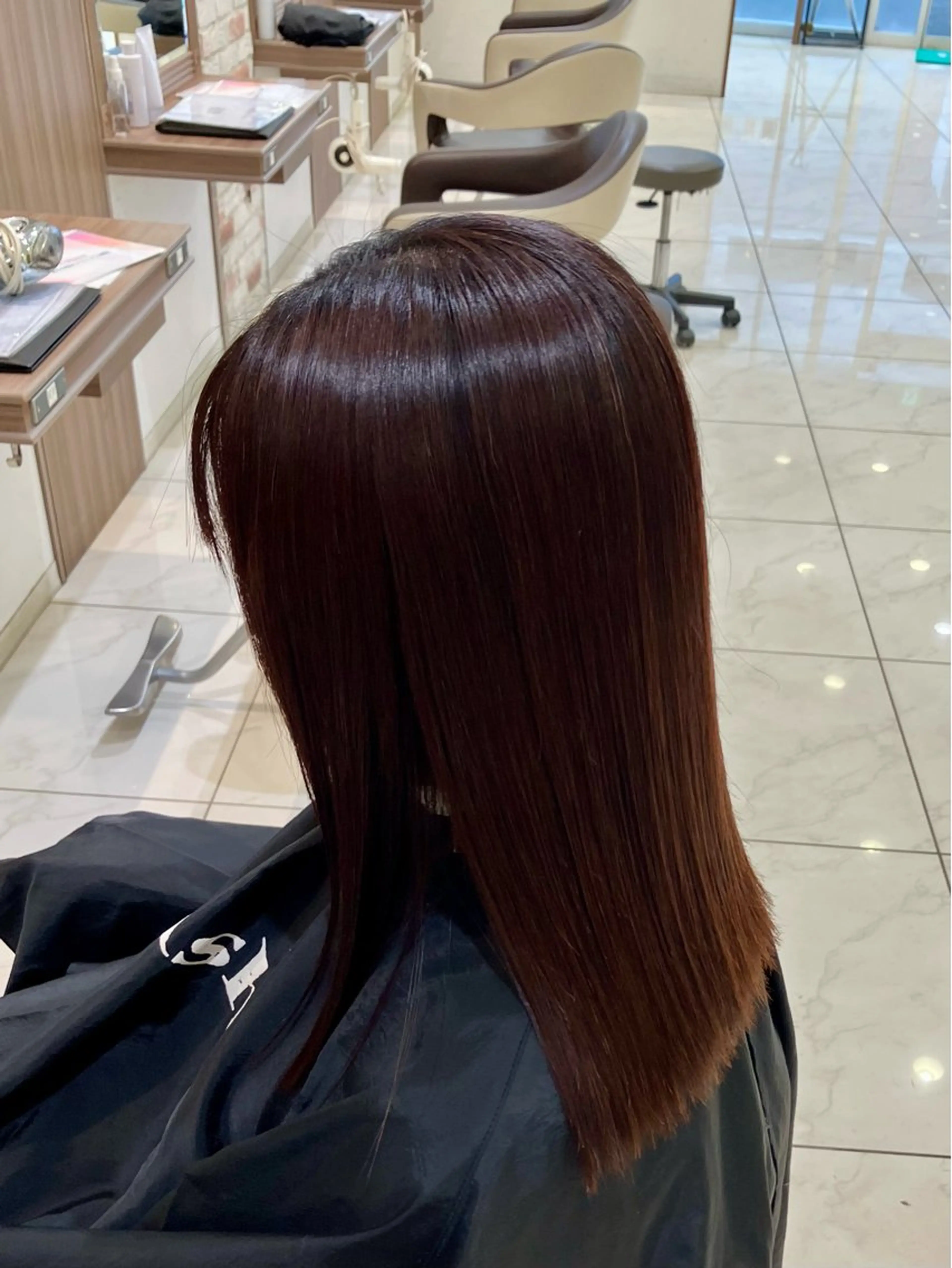 ロング カラー ブラウンカラー ピンクカラー ピンクブラウン 🧡Ash 新杉田🧡山本のヘアスタイル