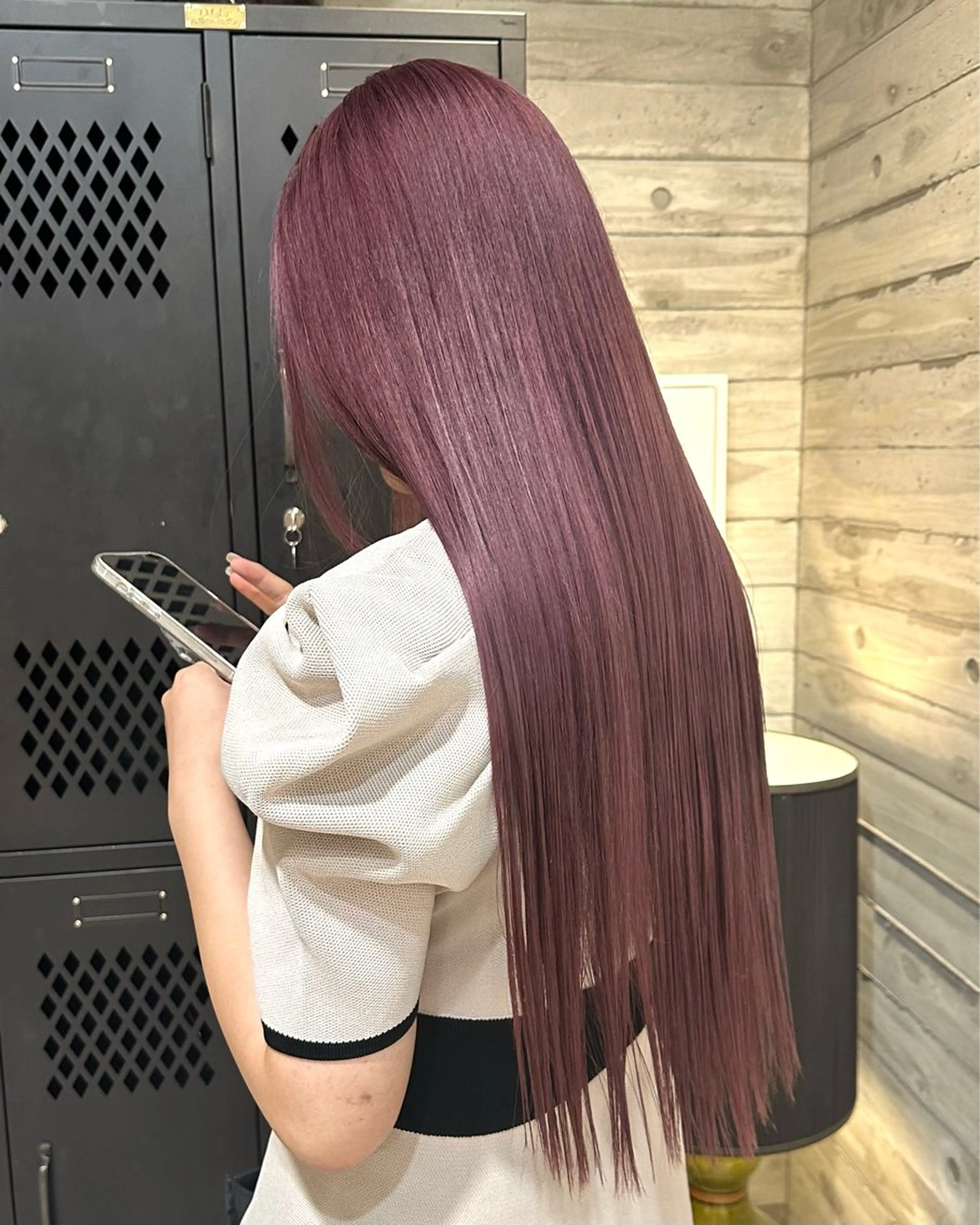 ロング ヘアカラー トリートメント 抜きっぱなしブロンド ササキカズマのヘアスタイル