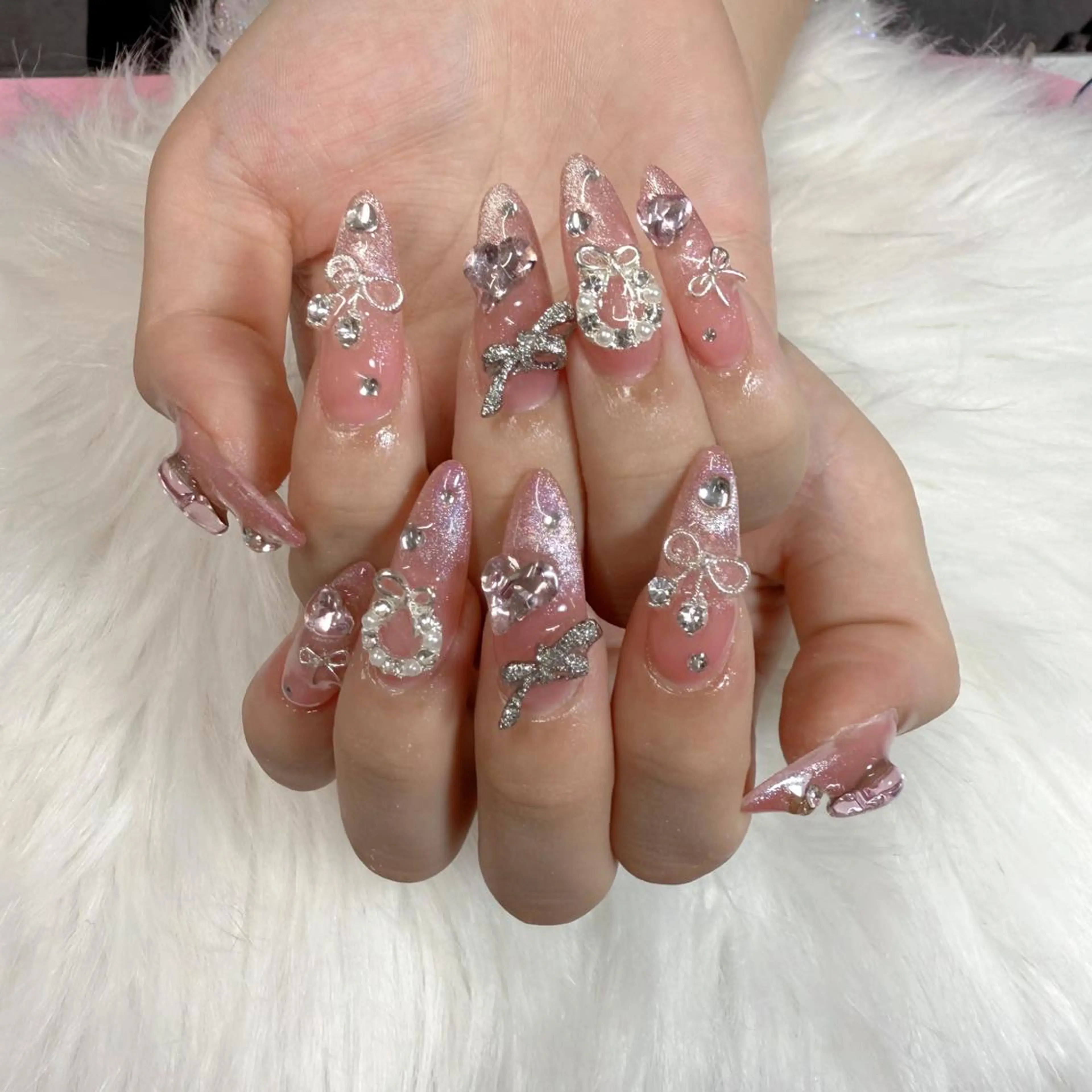 ネイル 🎀 Lemode ワンホンネイル🎀のネイルデザイン