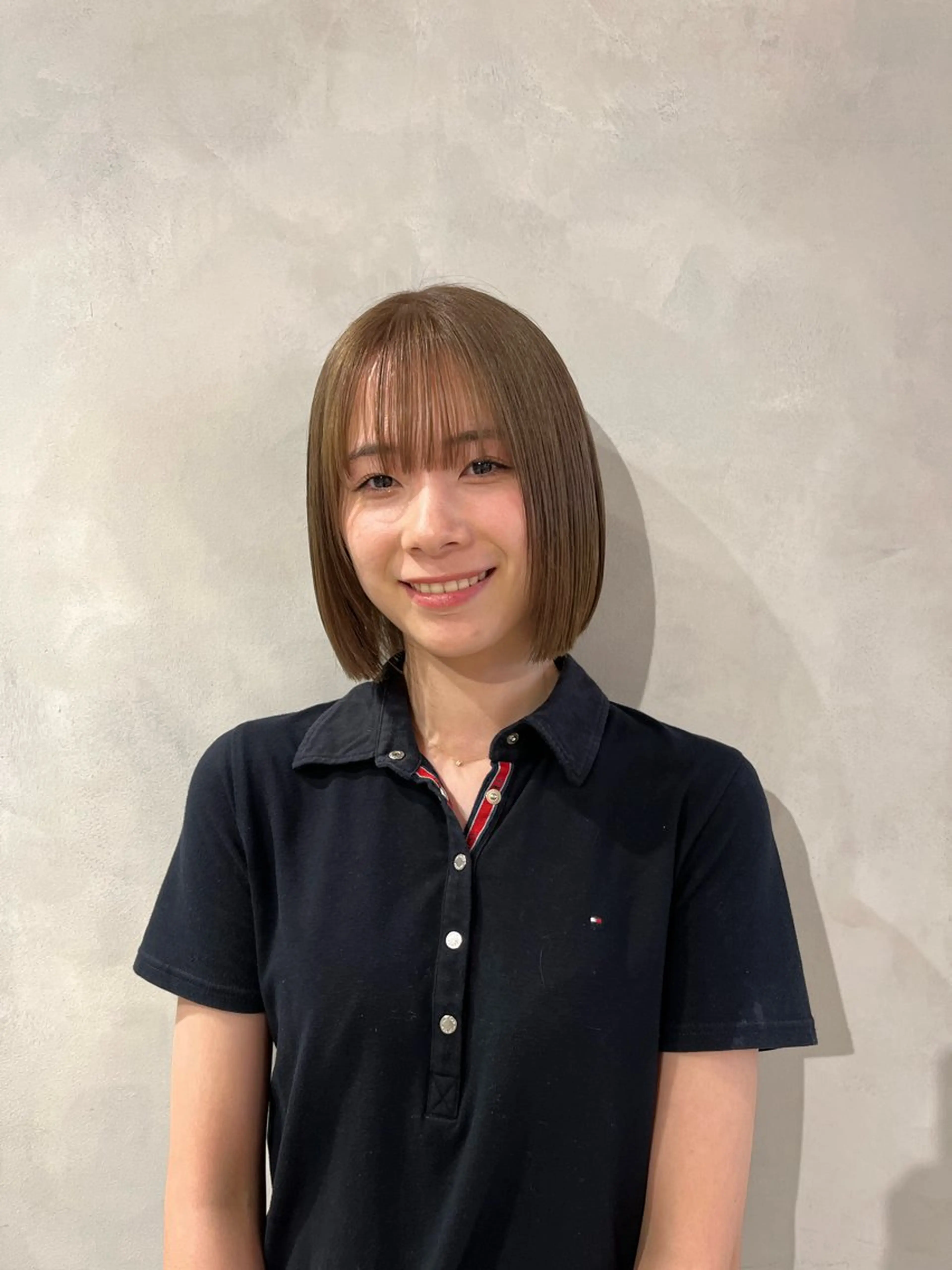 🩵艶髪ｸｰﾎﾟﾝ🤎前髪カット+カラー+3stepﾊﾎﾆｺﾄﾘｰﾄﾒﾝﾄ🍇こっくりカラー/艶カラー/透けカラーの写真