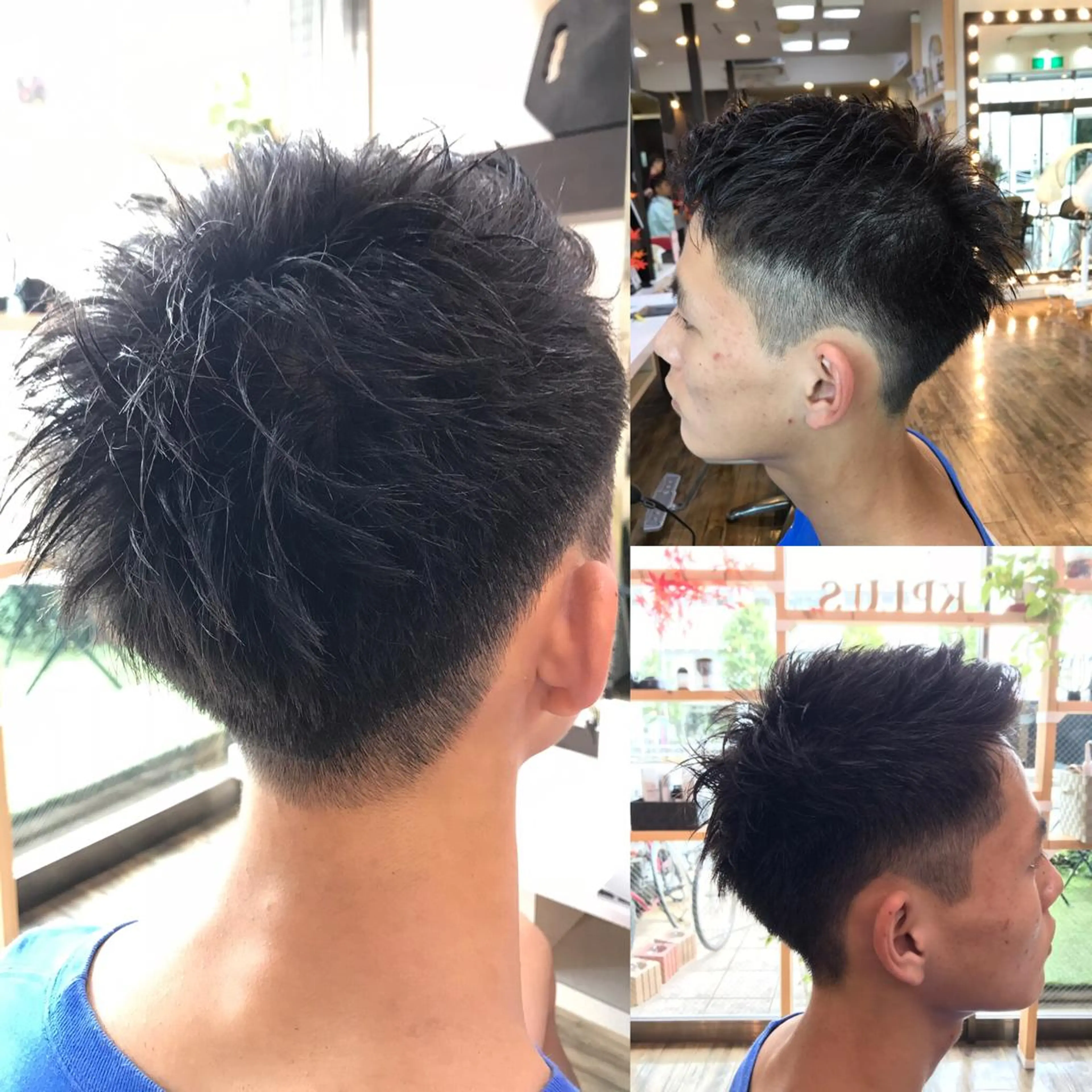 ショート メンズ 刈り上げ ショートヘア カット 赤羽、髪質改善サロン 吉野リョウスケのヘアスタイル