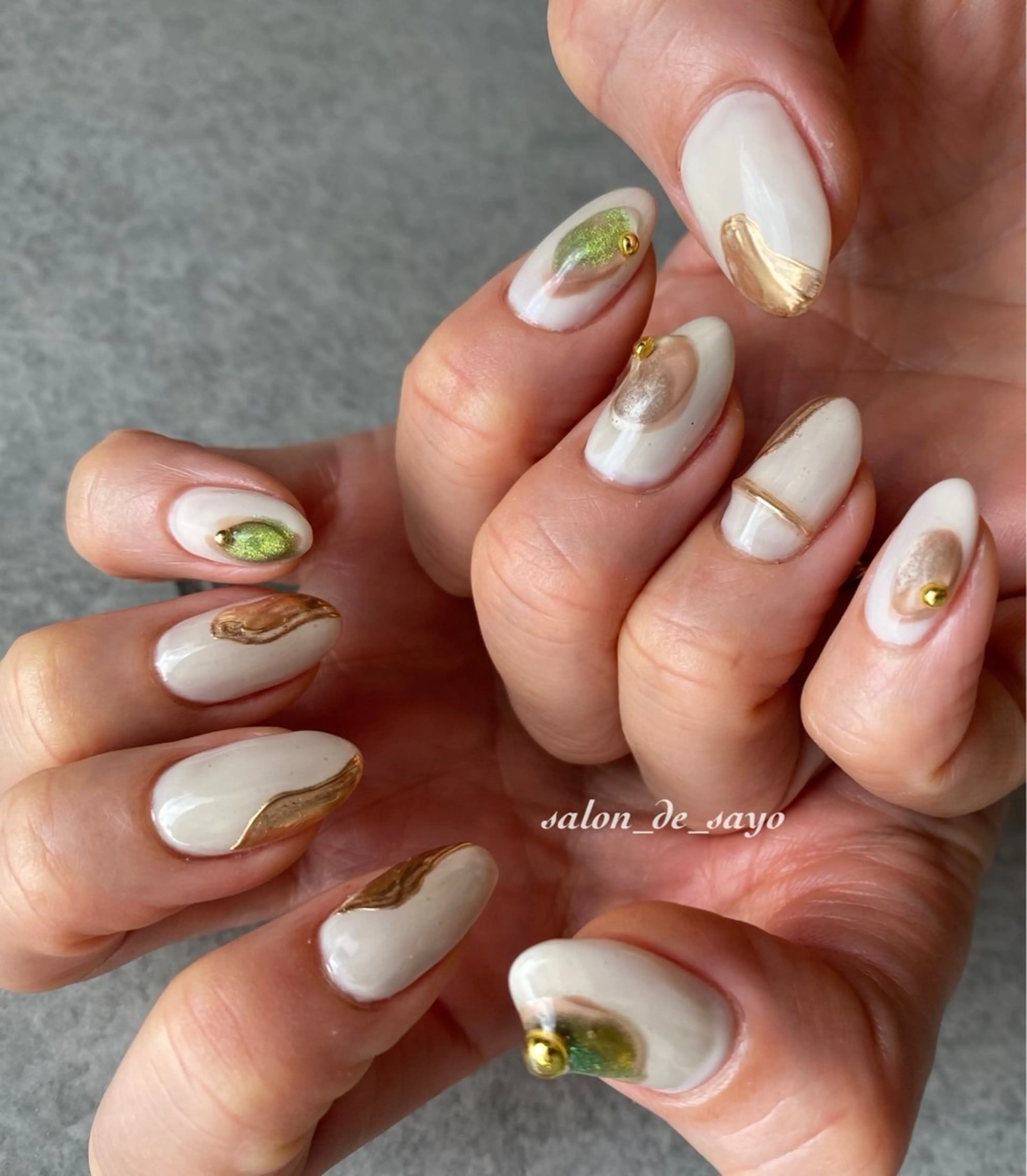 ネイル salon_de_ sayoリゼラ布施のネイルデザイン