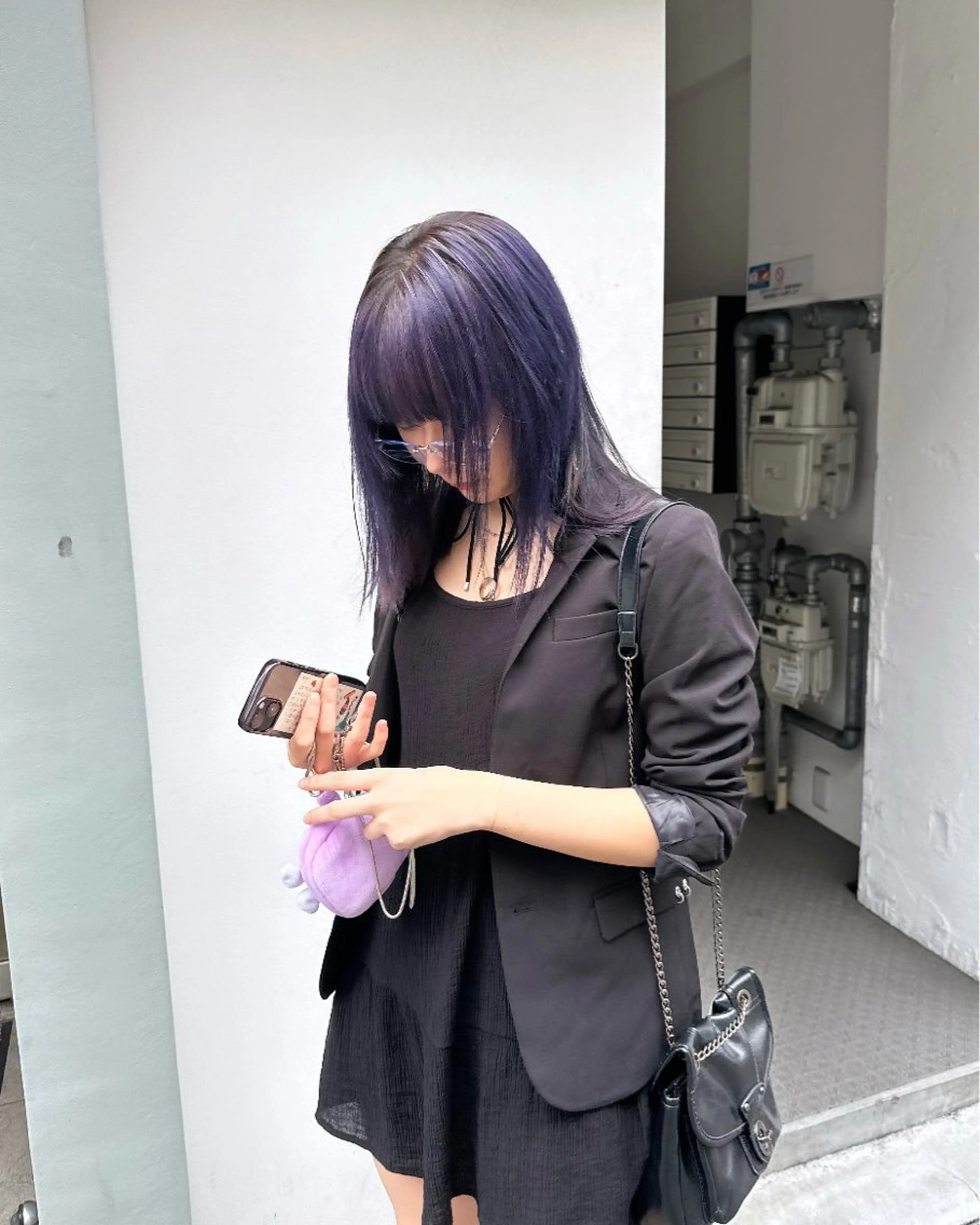 ミディアム カラー ツートーンカラー 韓国ヘア/髪質改善 /natsuki🧸のヘアスタイル