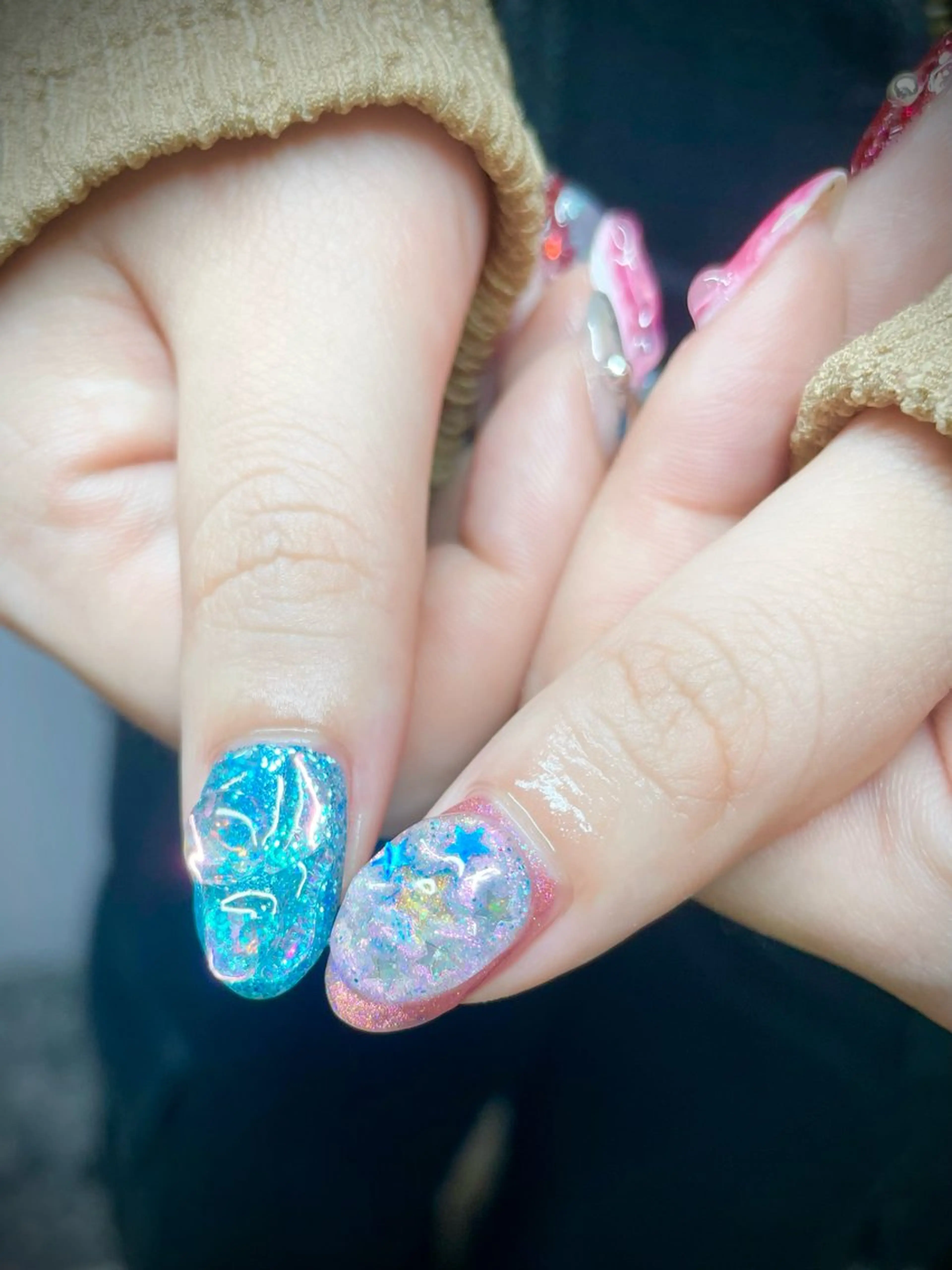 ネイル シンプルネイル ハンドネイル posa nail モエミのネイルデザイン