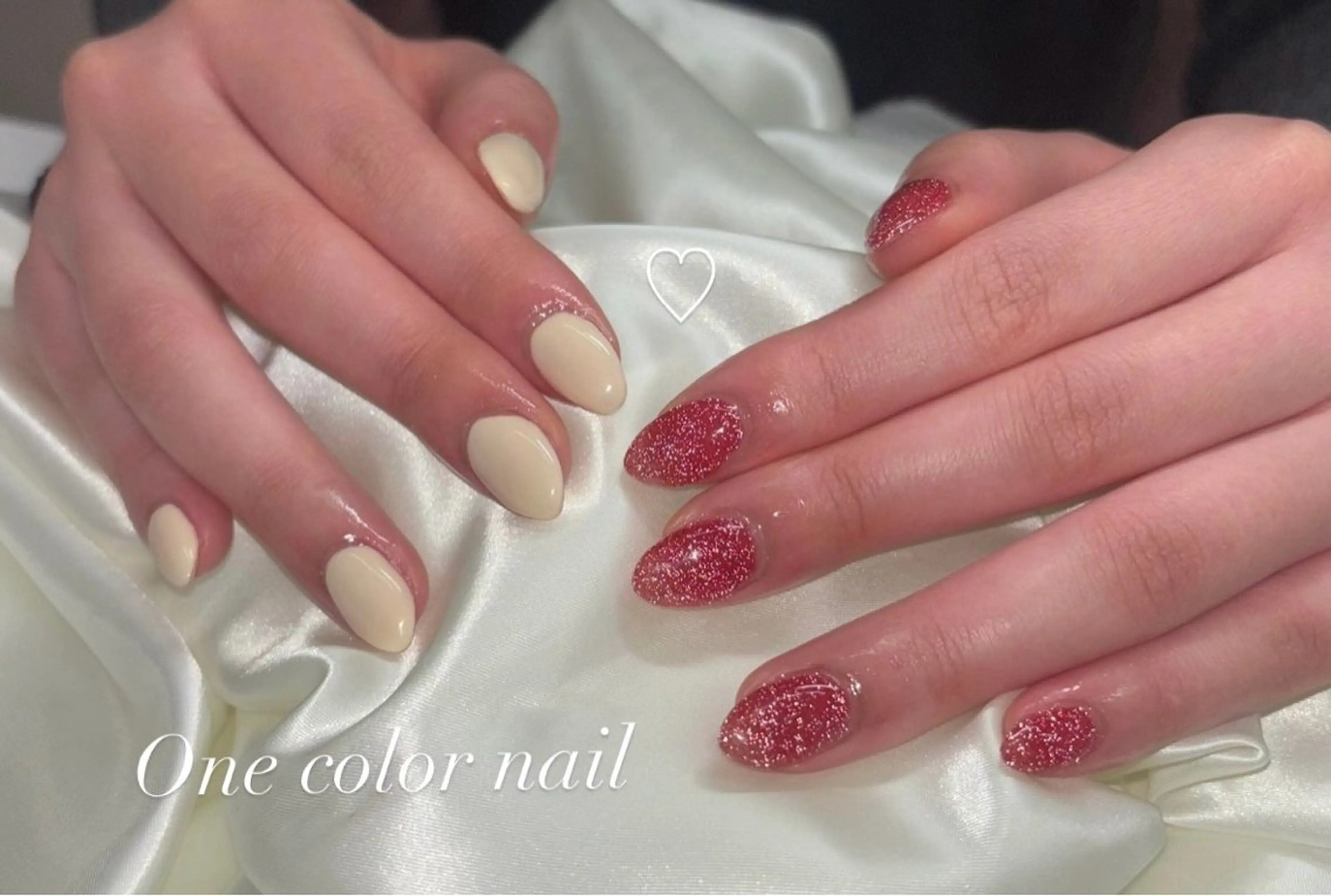 ネイル キラキラネイル 韓国ネイル シンプルネイル 春ネイル 冬ネイル Moana nail Hiyoriのネイルデザイン