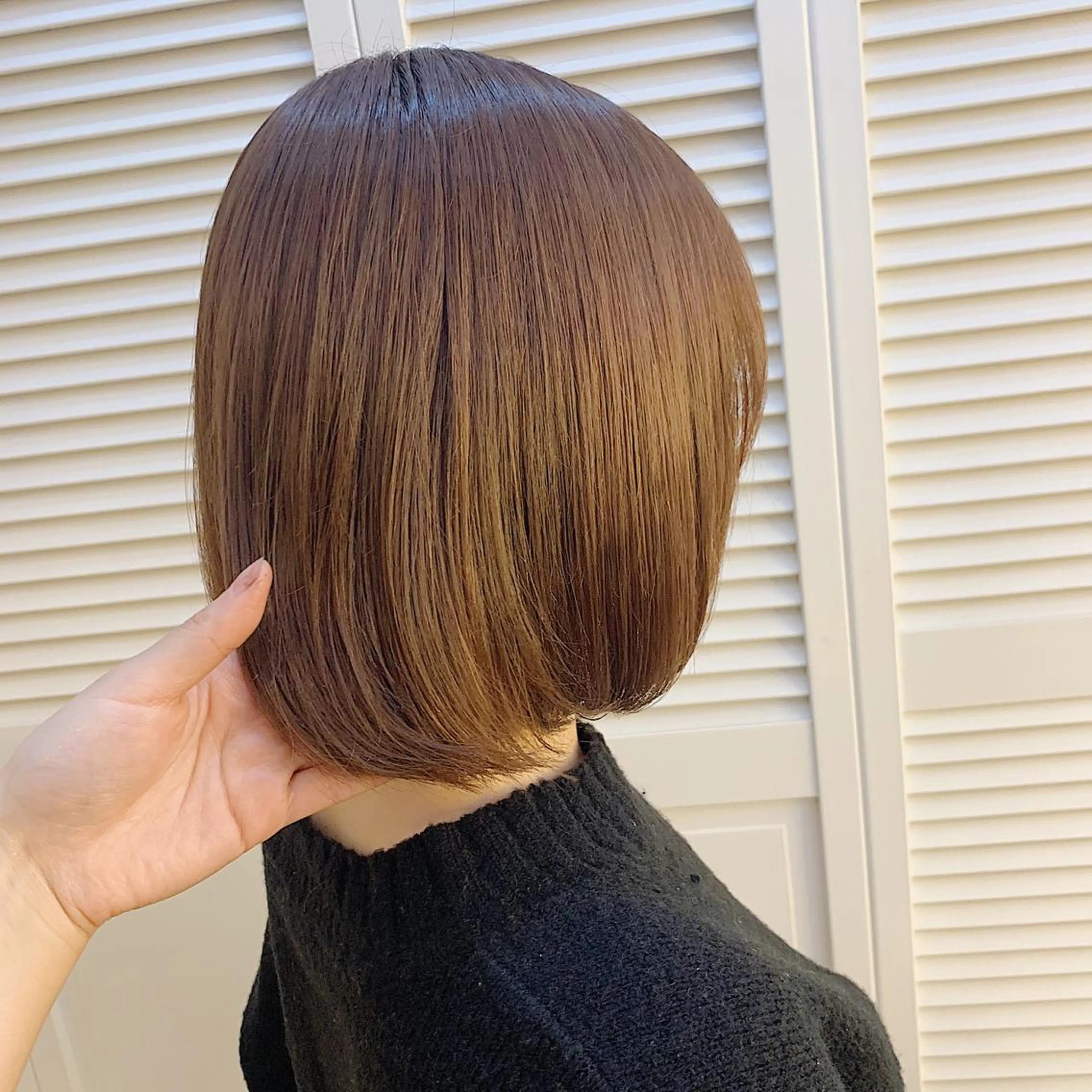 ショート カラー ベージュカラー ミルクティーベージュ GO TODAY SHAiRE SALON 町田店所属・🫧大森 知夏🫧のヘアスタイル