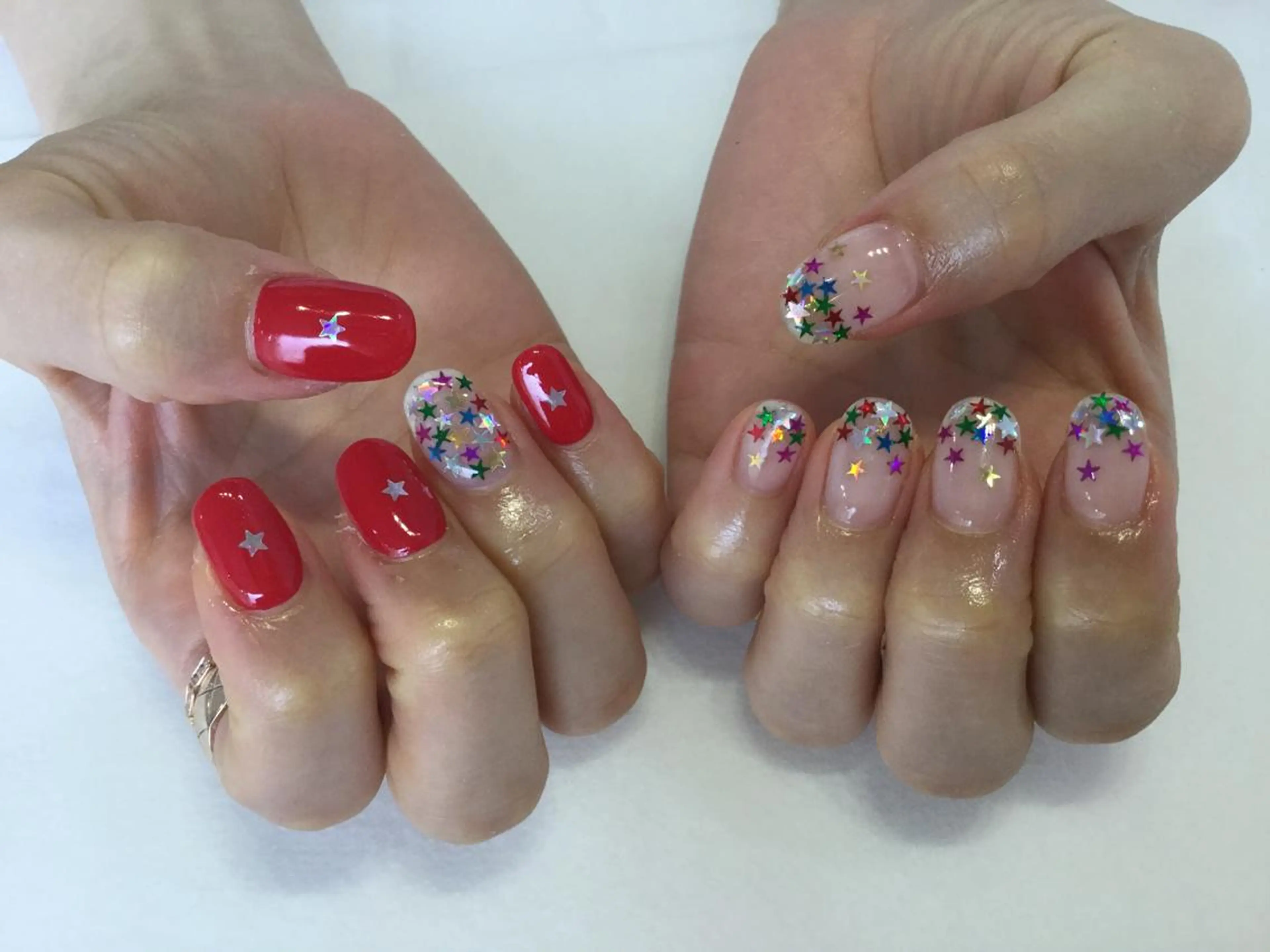 ネイル ハンドネイル 💎🐰 saki. m 🐰💎のネイルデザイン