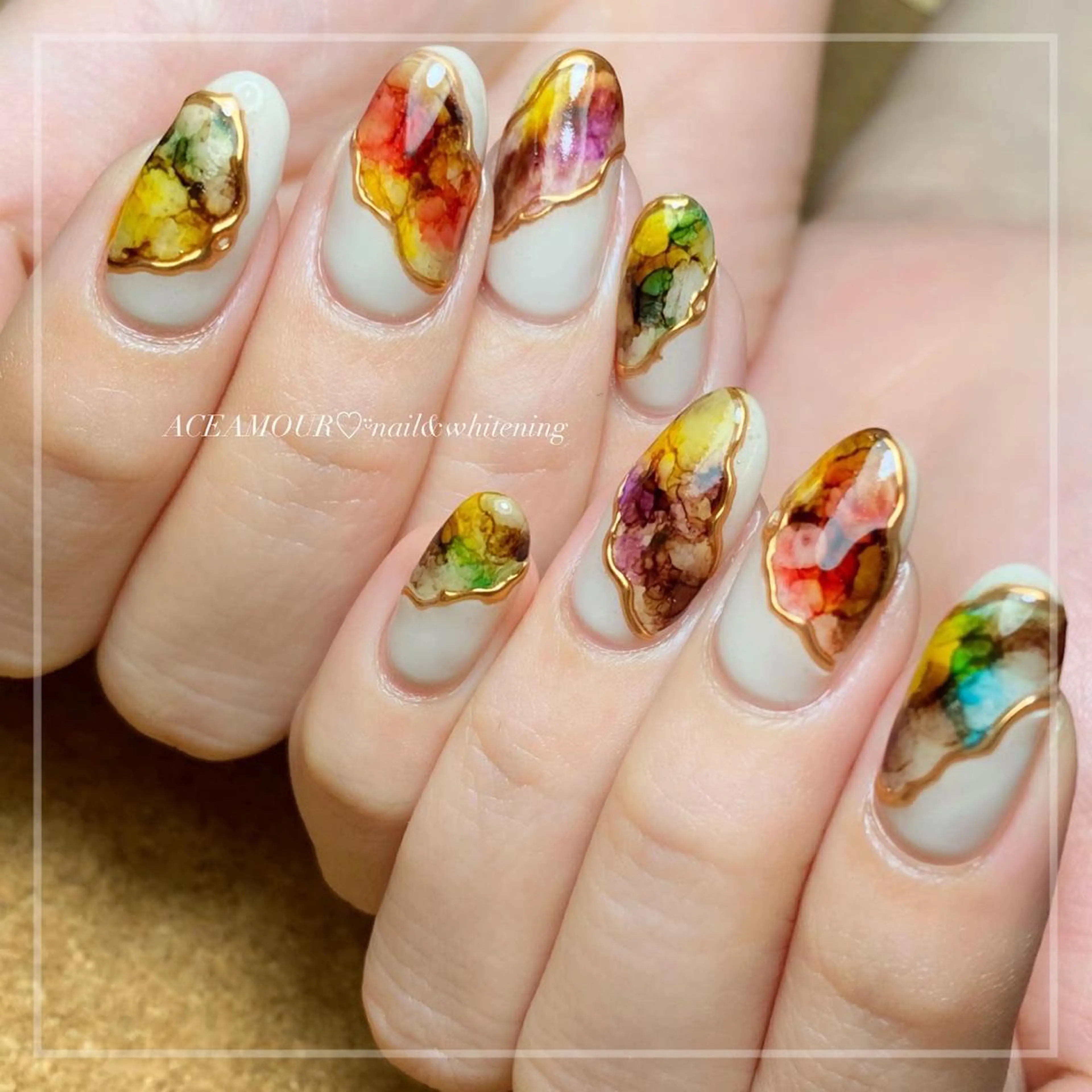 ネイル ネイル/耳つぼ /新ホワイトニングのネイルデザイン