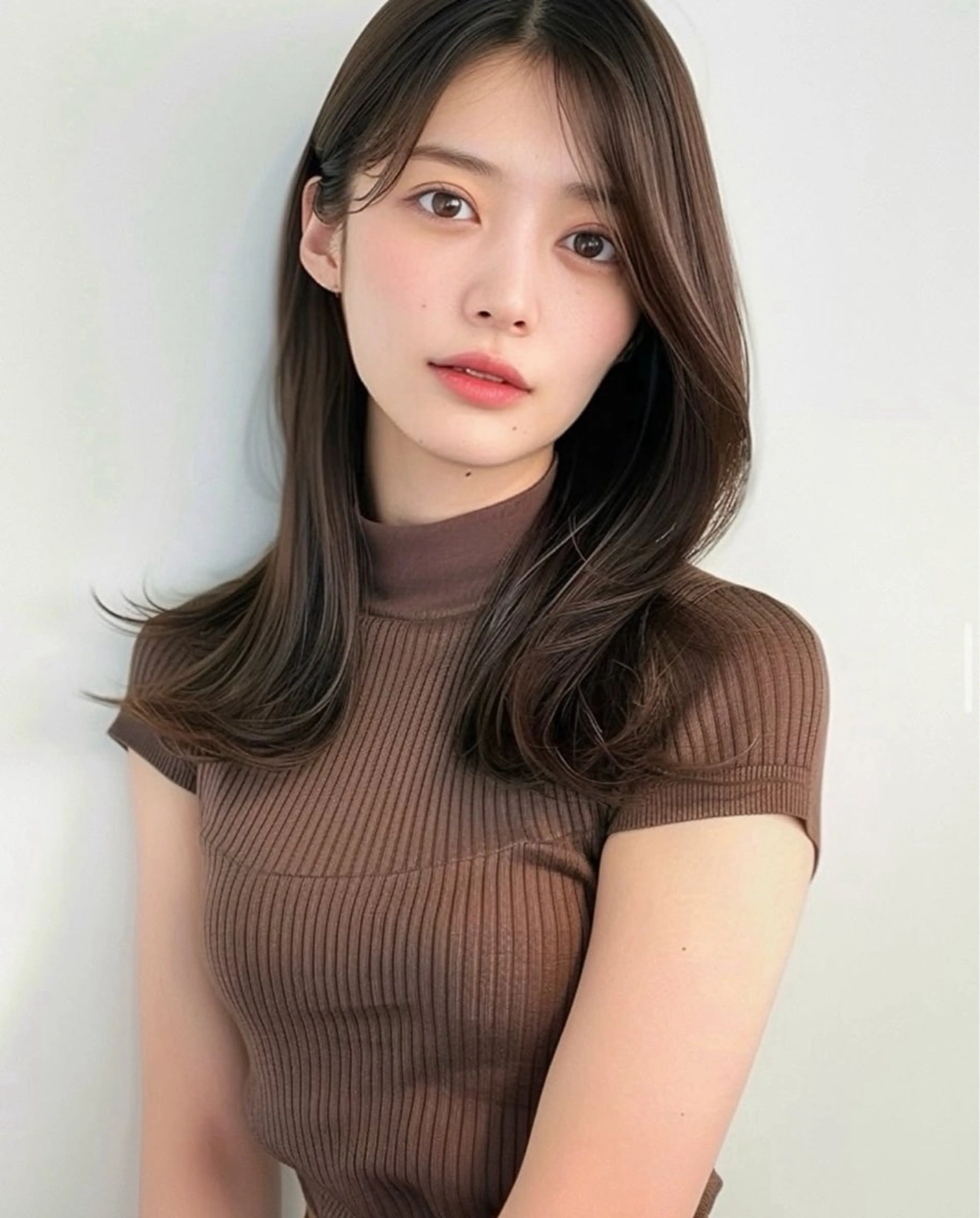 ミディアム VLOW nex the salon所属・韓国風/髪質改善/ ナガヤアキラのヘアスタイル