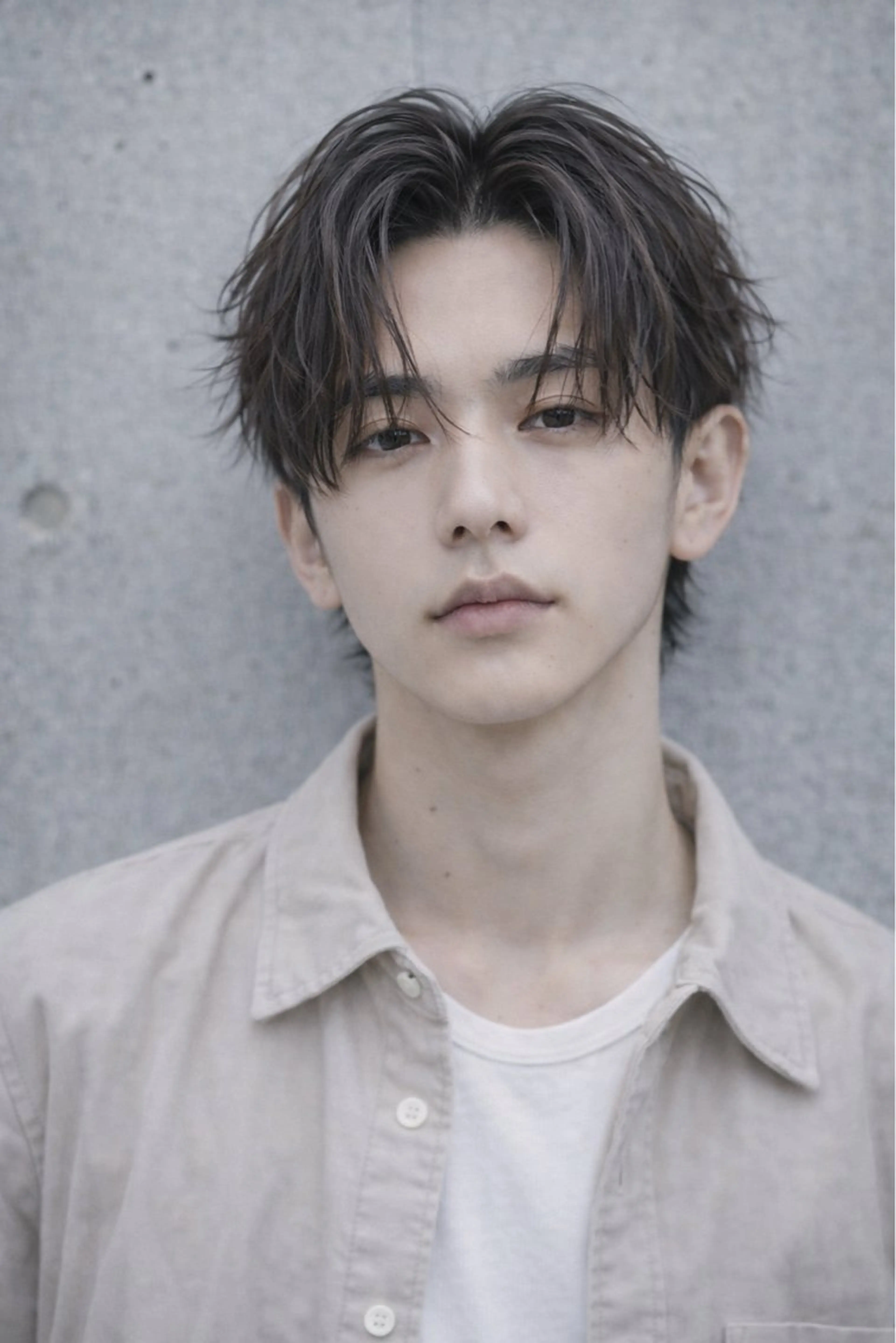 メンズ カット パーマ 表参道フェザーパーマ ニュアンスパーマのヘアスタイル