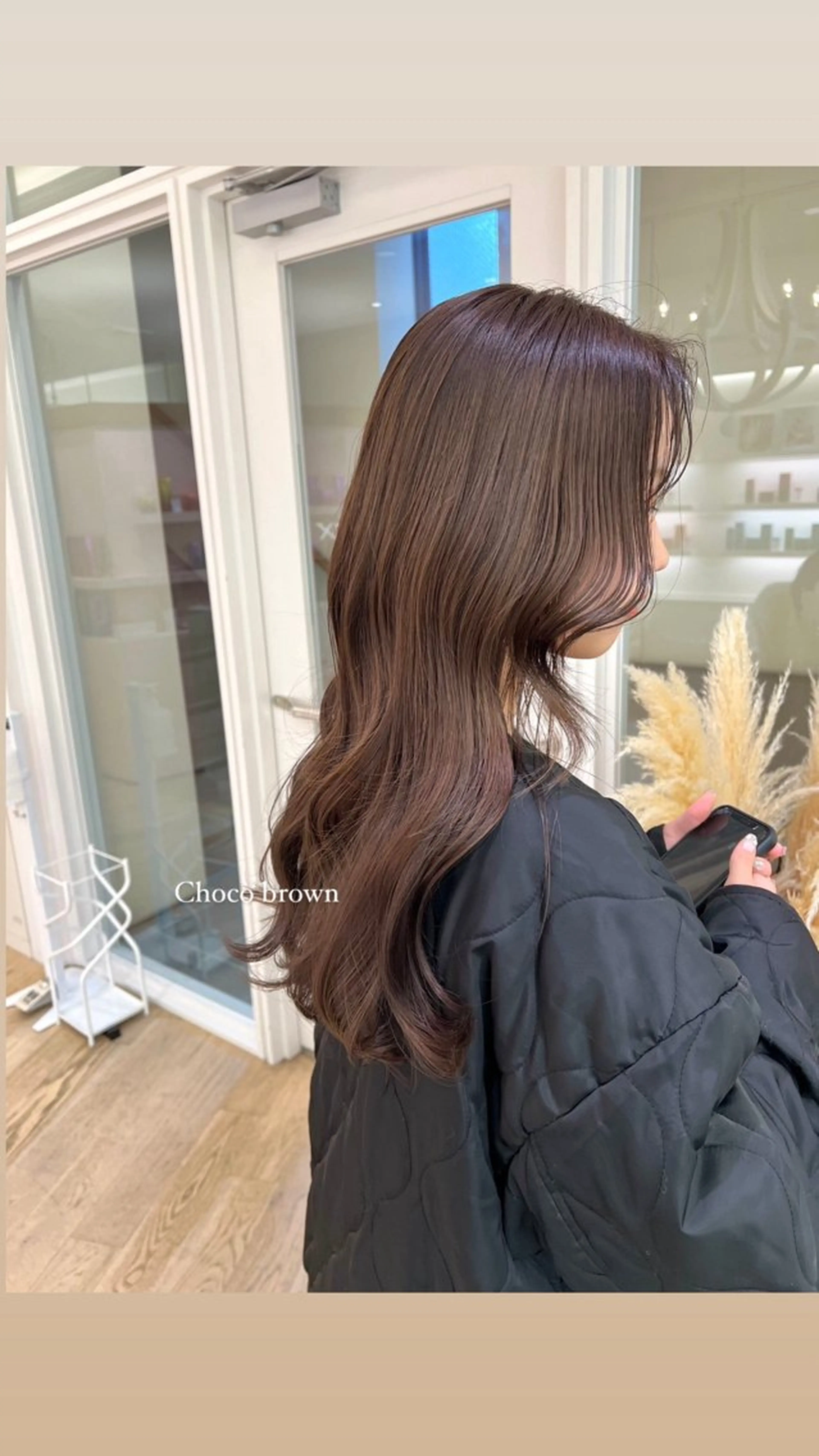 ロング カラー カット ヘアカラー トリートメント Parve Mix /頓宮 稚愛🤍のヘアスタイル