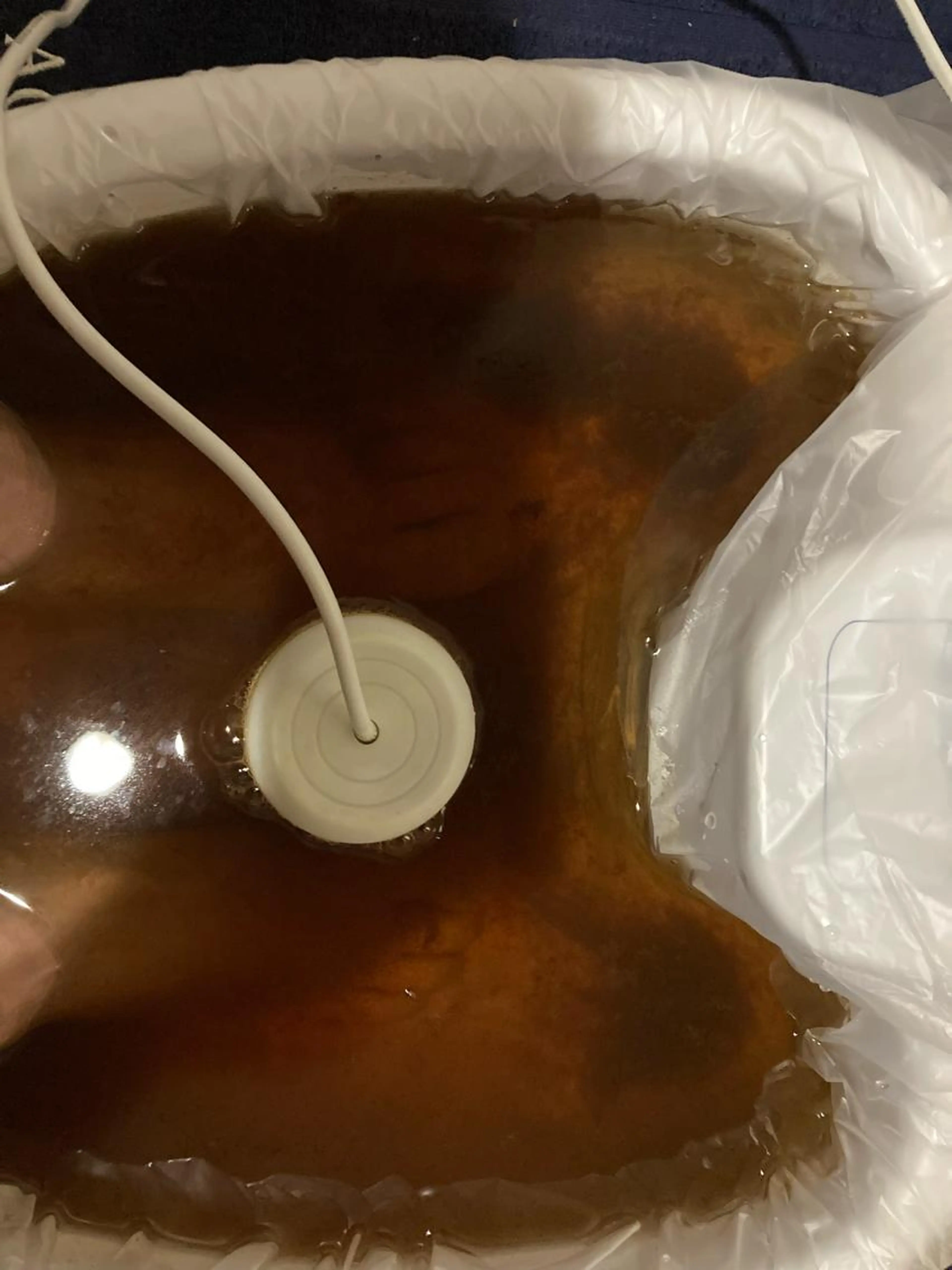 足湯デトックス♨️足裏から毒素をドドッと出します！ダイエット、美肌、むくみ、肝機能改善、代謝促進効果の写真