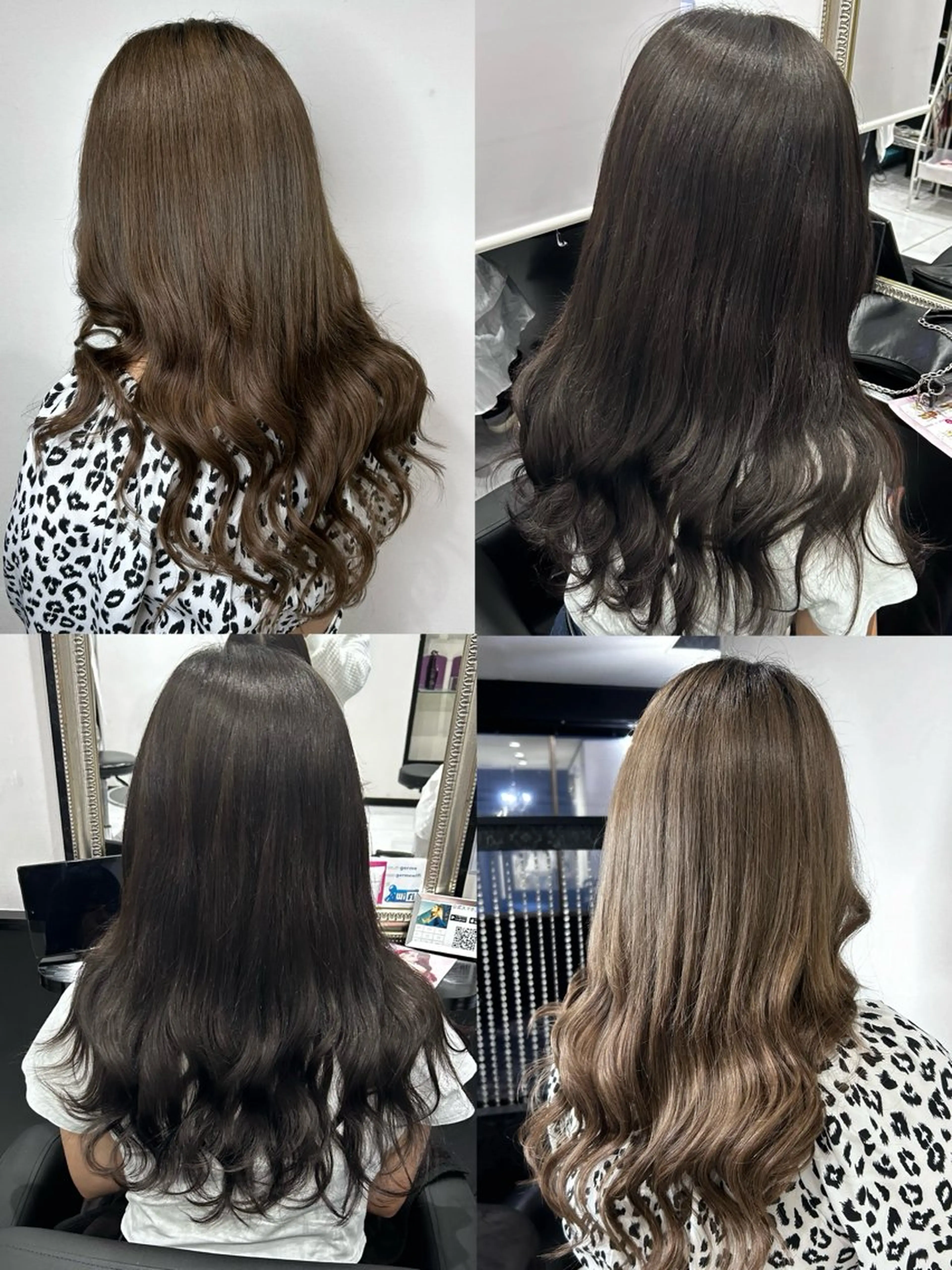 ロング プルエクステ エクステ 長田 麻友子のヘアスタイル