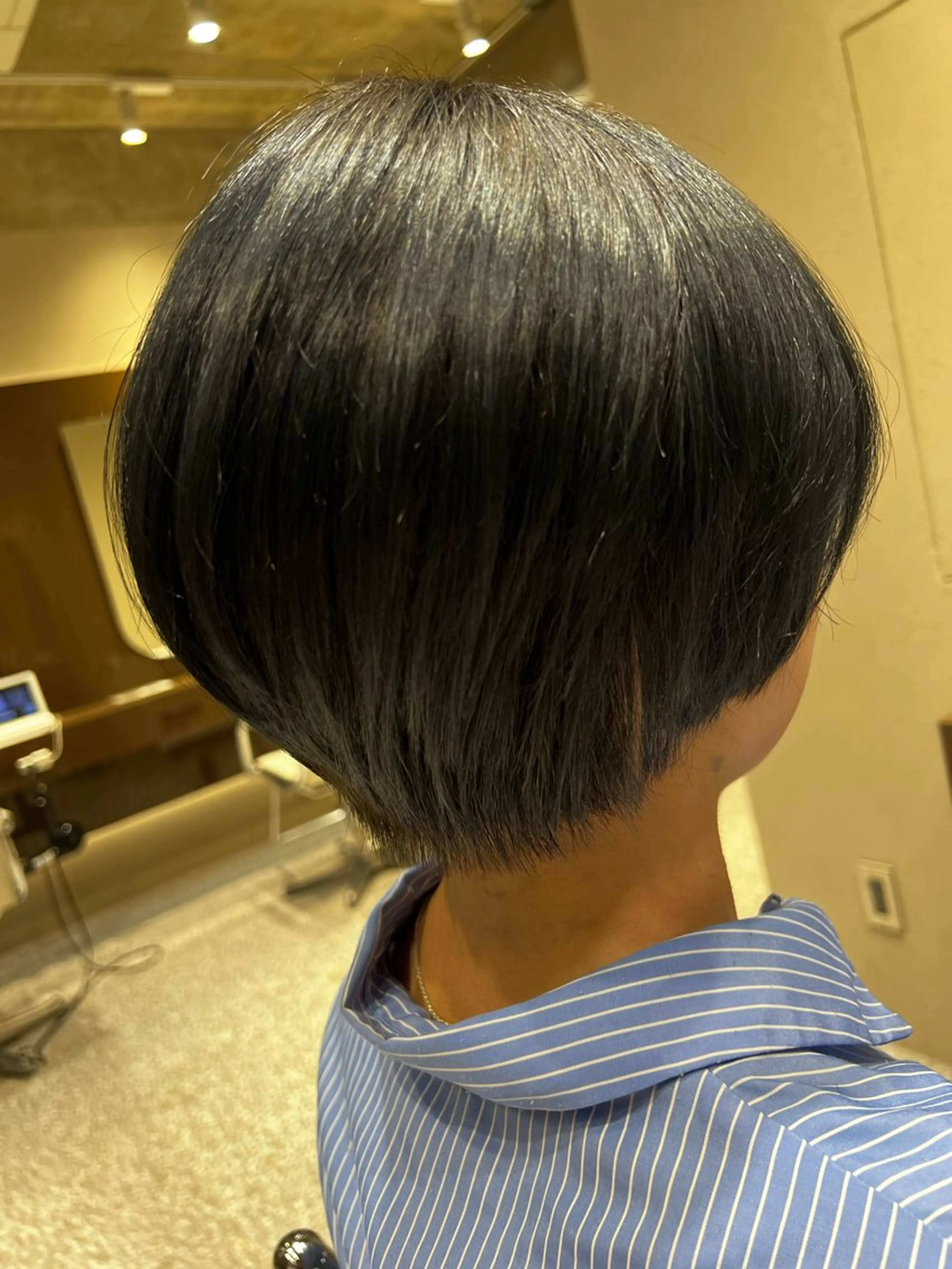 ショート カット ヘアカラー La fith hair coco所属・りおう ✄﻿メンズ✄﻿ボブのヘアスタイル