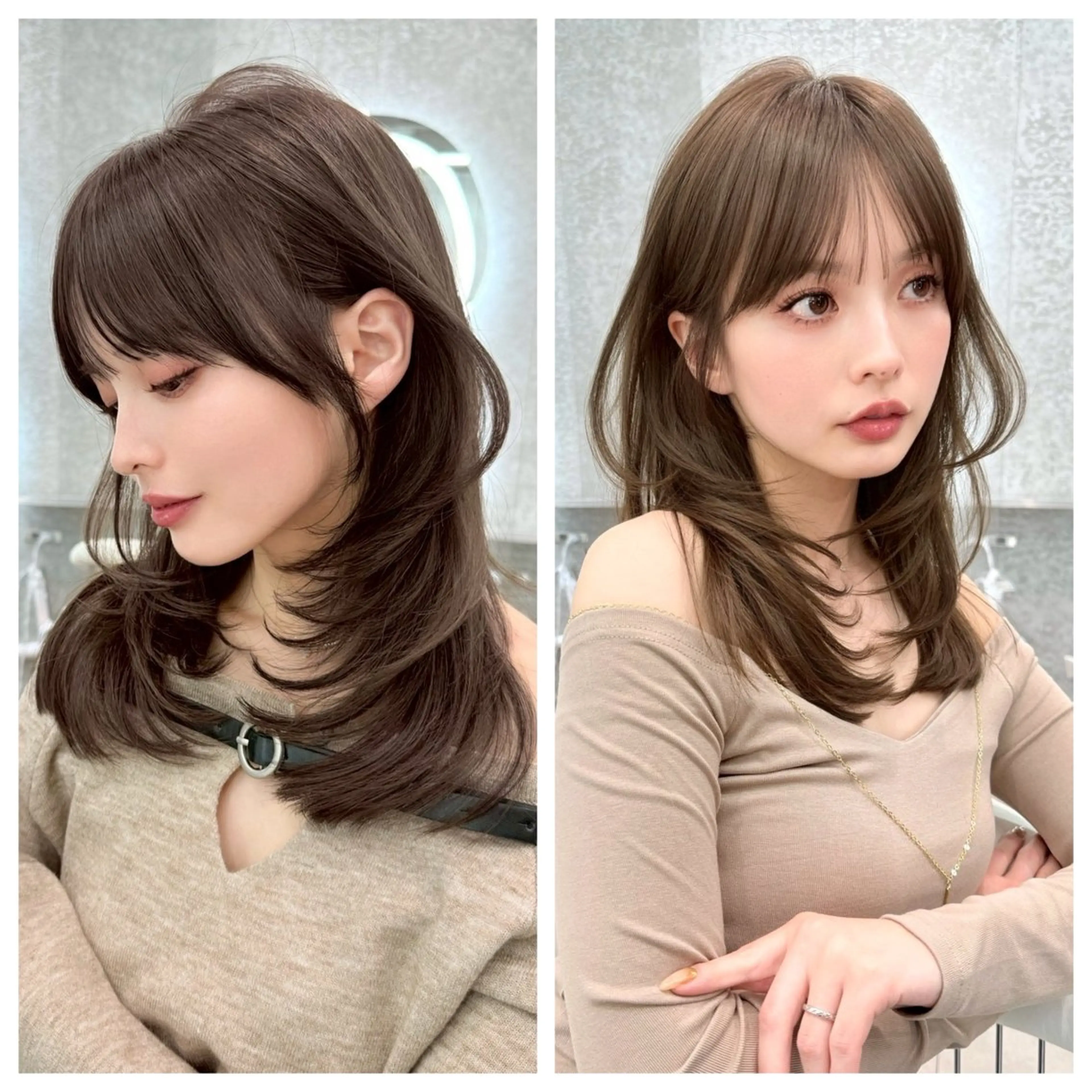 セミロング ヘアカラー 藤村 将士のヘアスタイル