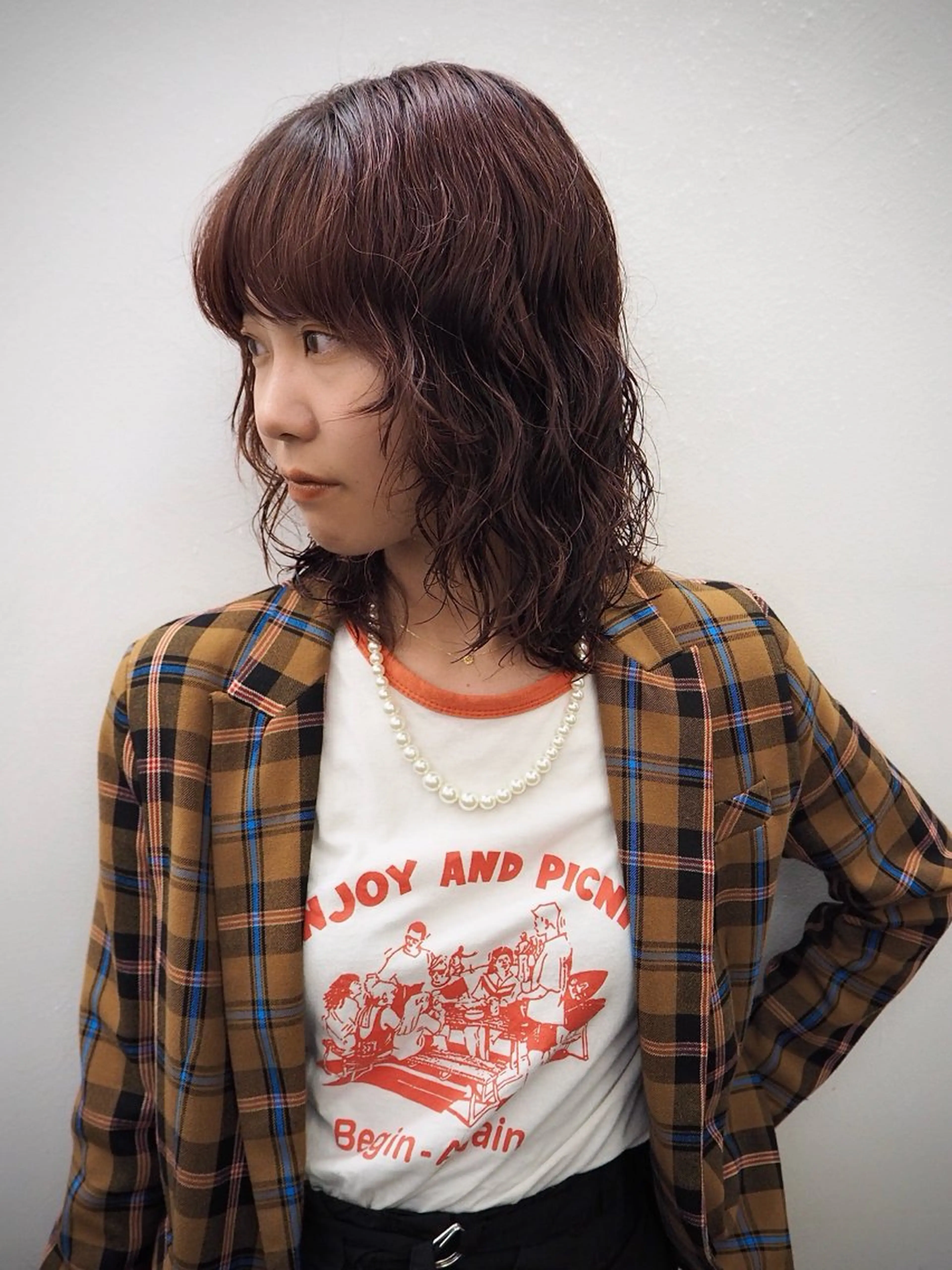 ミディアム パーマ カット パーマ トリートメント Paddle所属・似合わせレイヤー/ レイヤーパーマ/高倉のヘアスタイル