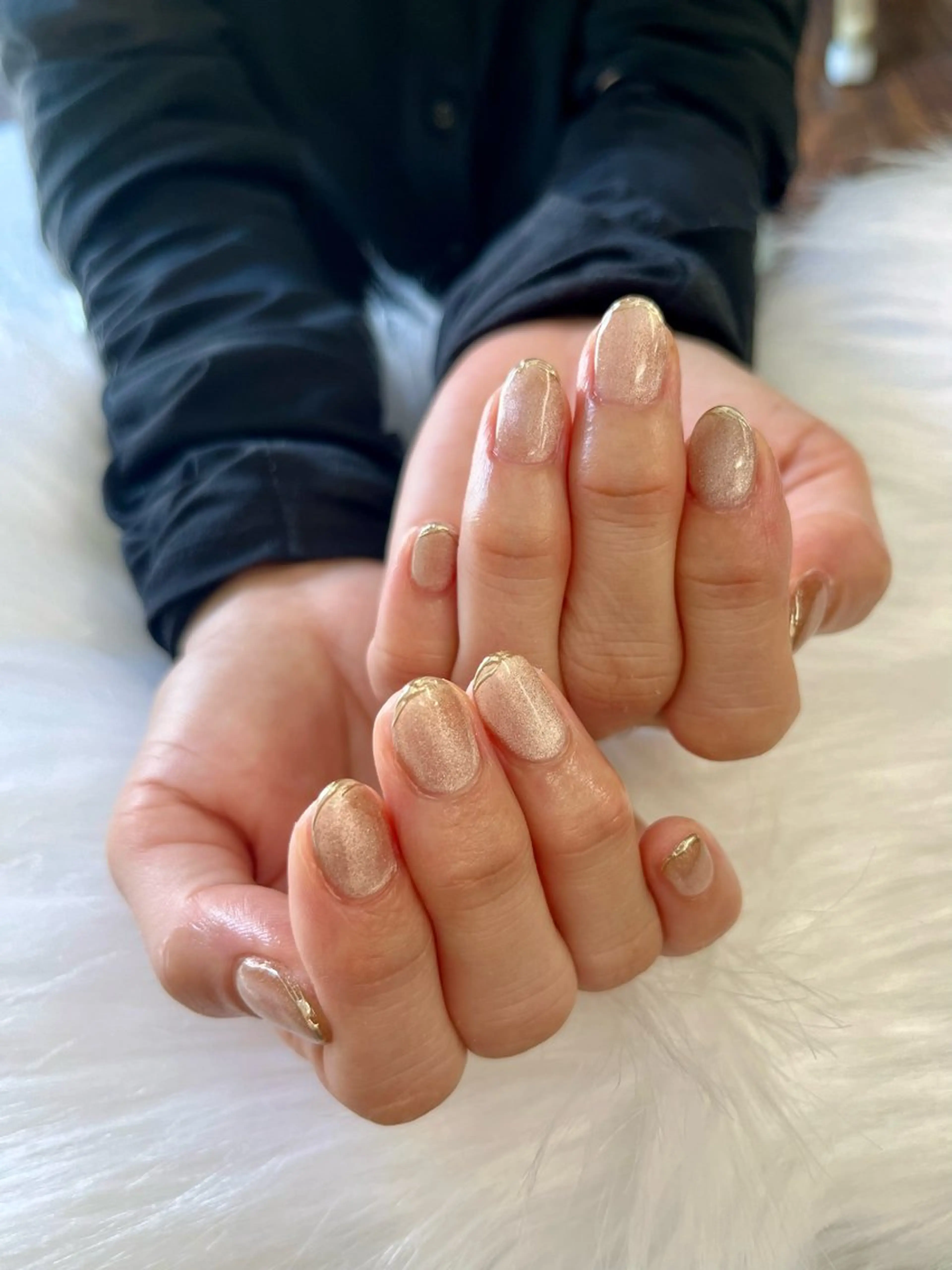 ネイル ジェルネイル マグネットネイル シンプルネイル Nail Salon 7所属・高橋 ことののネイルデザイン