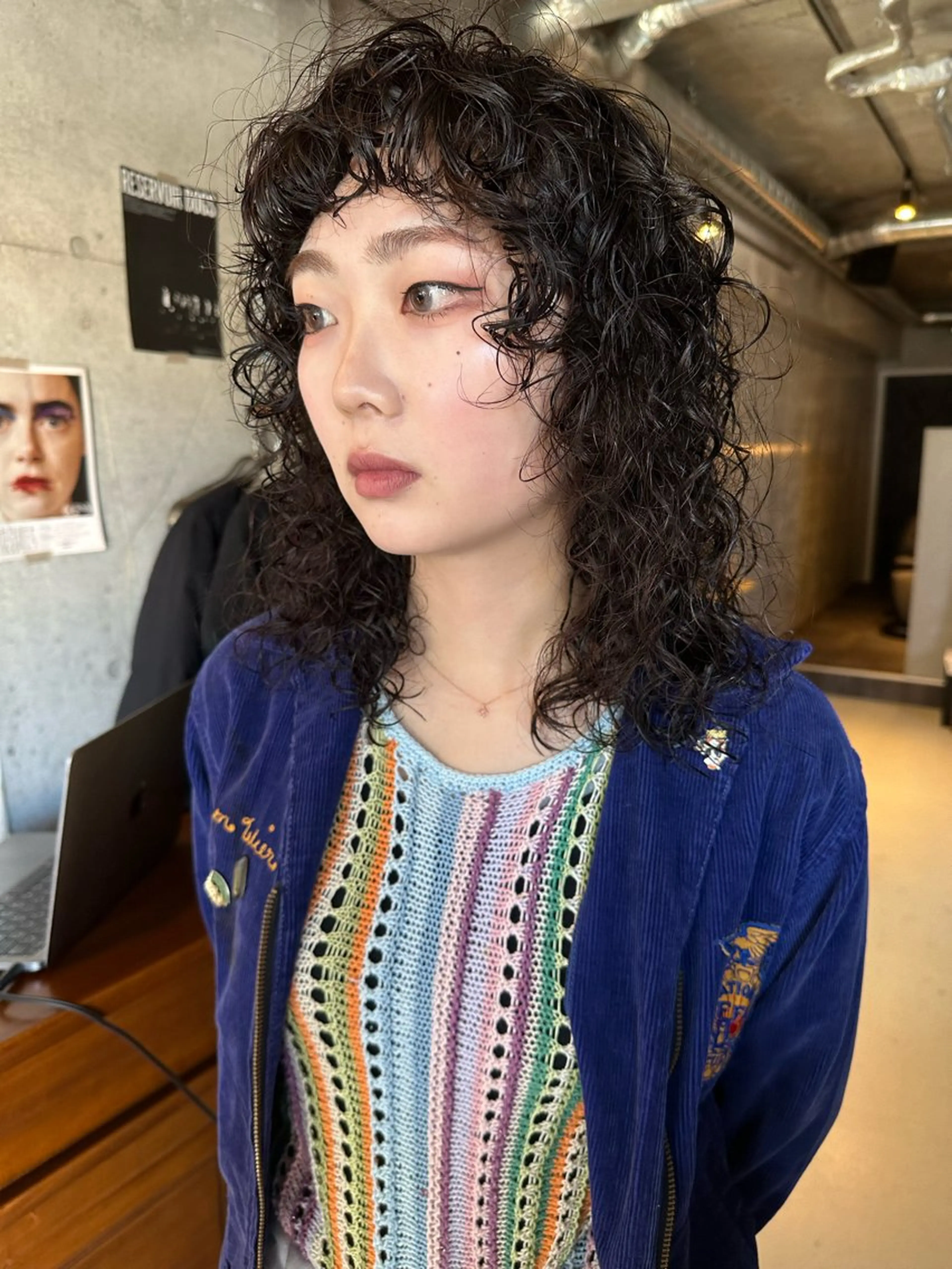 セミロング パーマ セミロングパーマ カット パーマ トリートメント 斎藤祐樹 /レイヤー/パーマのヘアスタイル