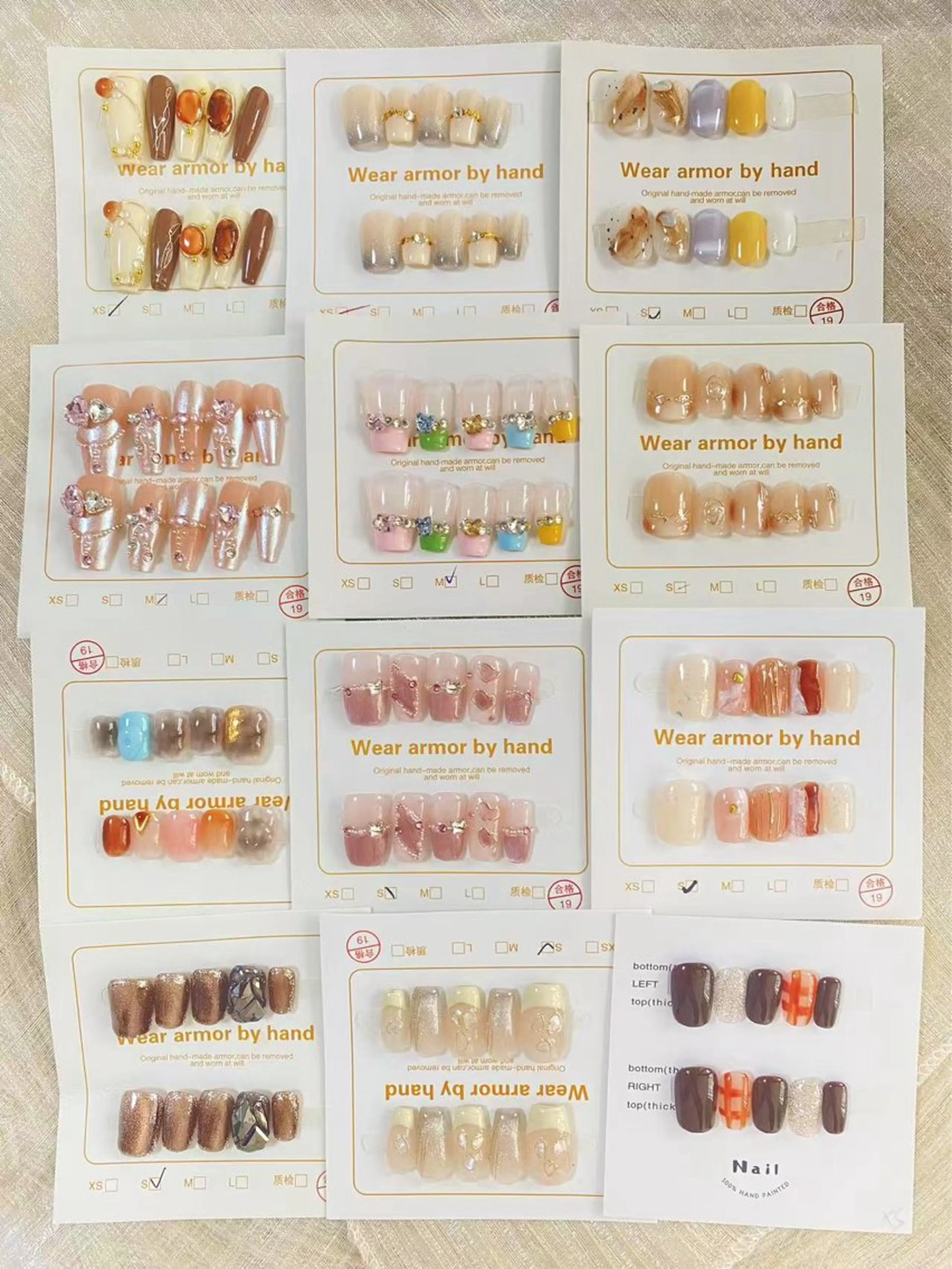 【つけ爪】使い切り次第終了！ワンホンネイルの写真