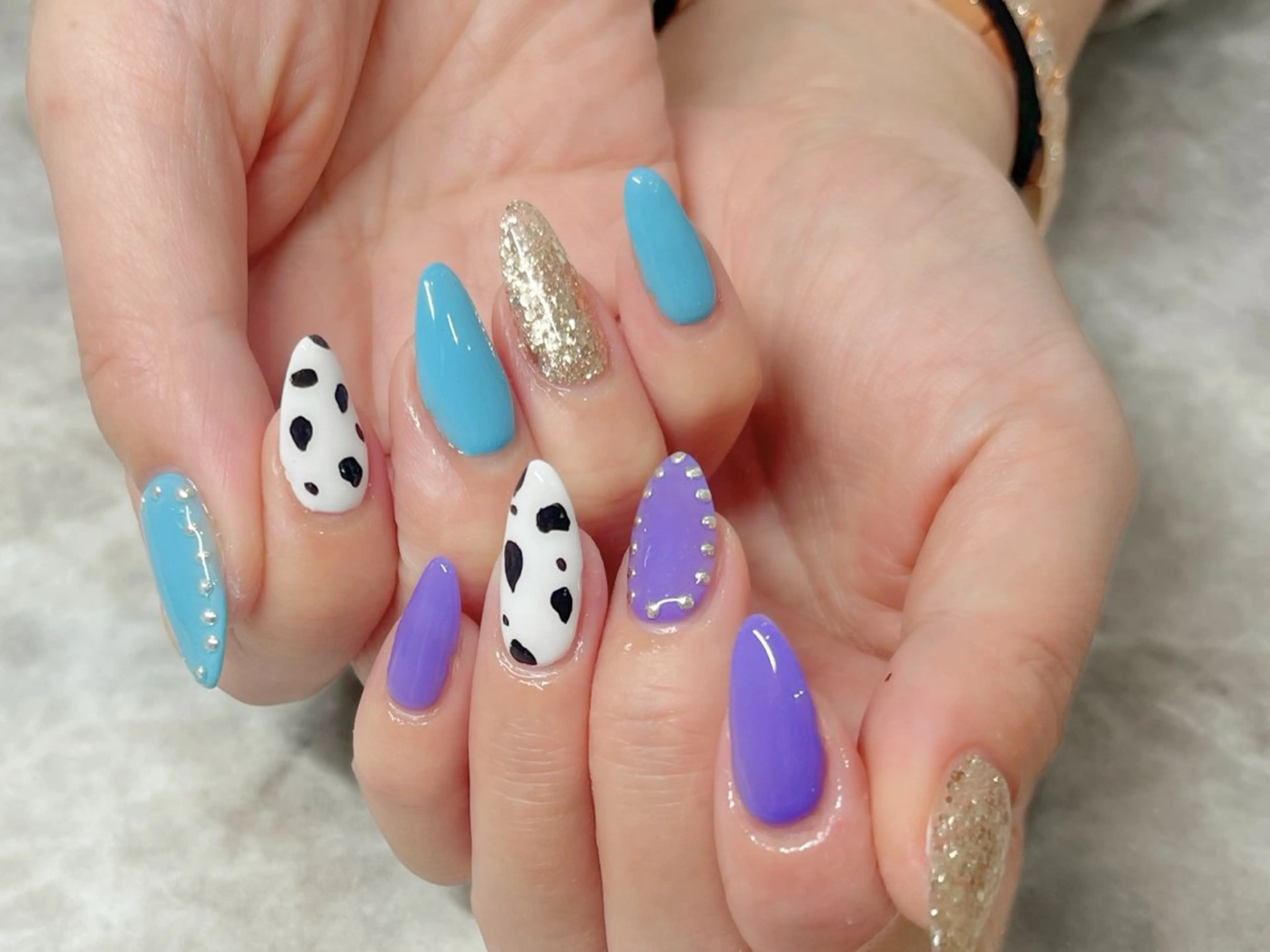 ネイル 長さ出し ネイルチップ Rich to 福岡のネイルデザイン