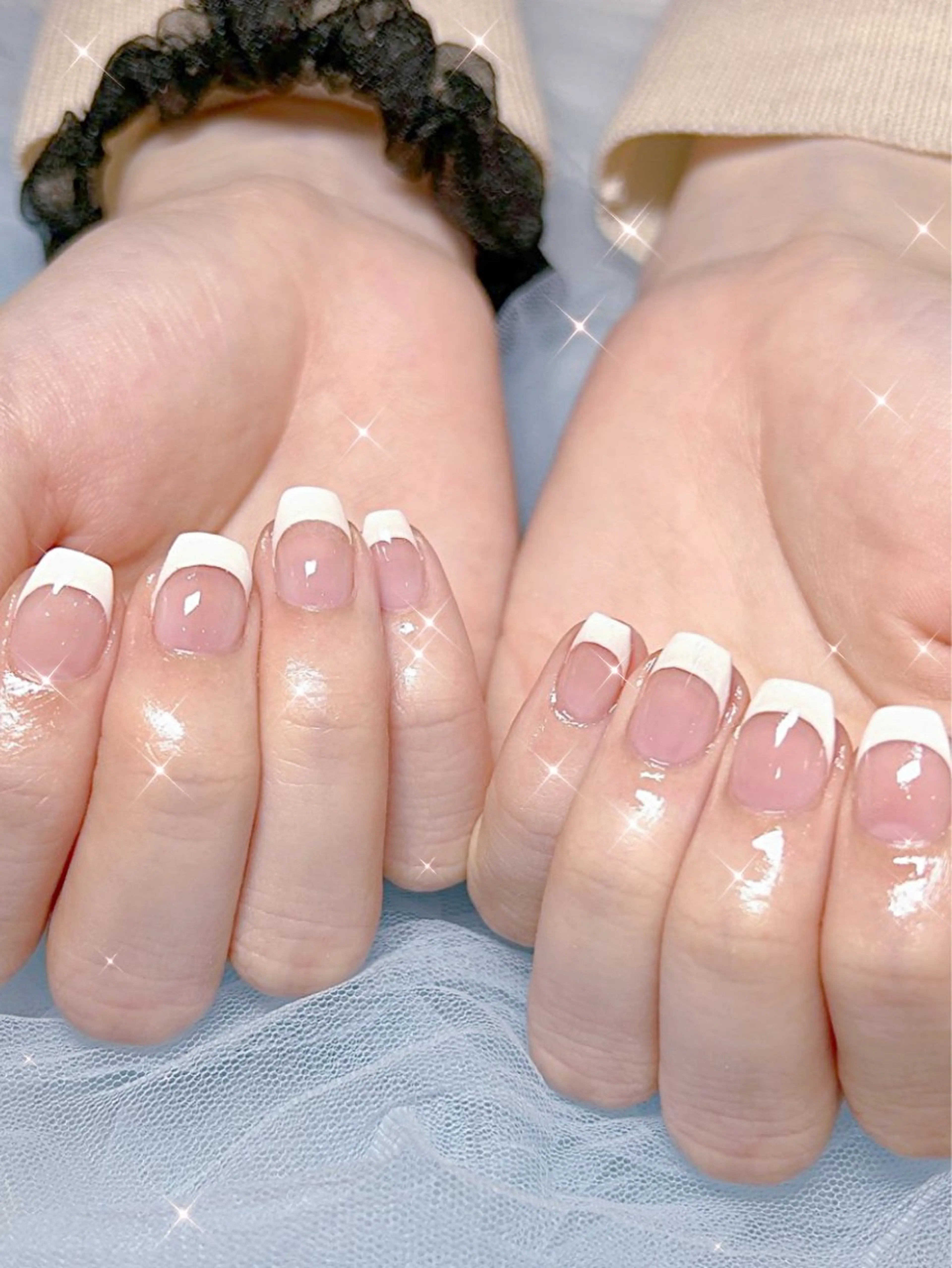 ⚠️ベースクリア⚠️フレンチネイル🤍の写真